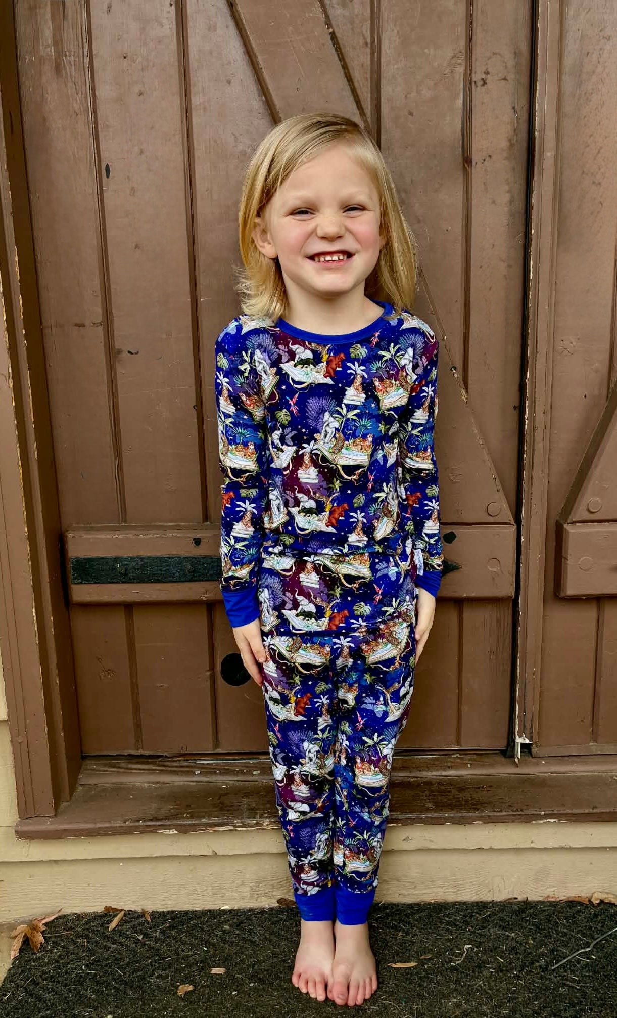 “Jungle Storybook” Two-Piece Pajamas