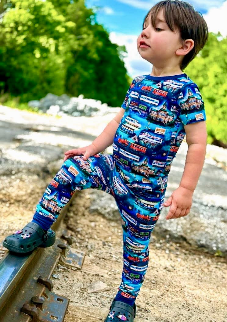 “Traveling Treasures” Two-Piece Pajamas