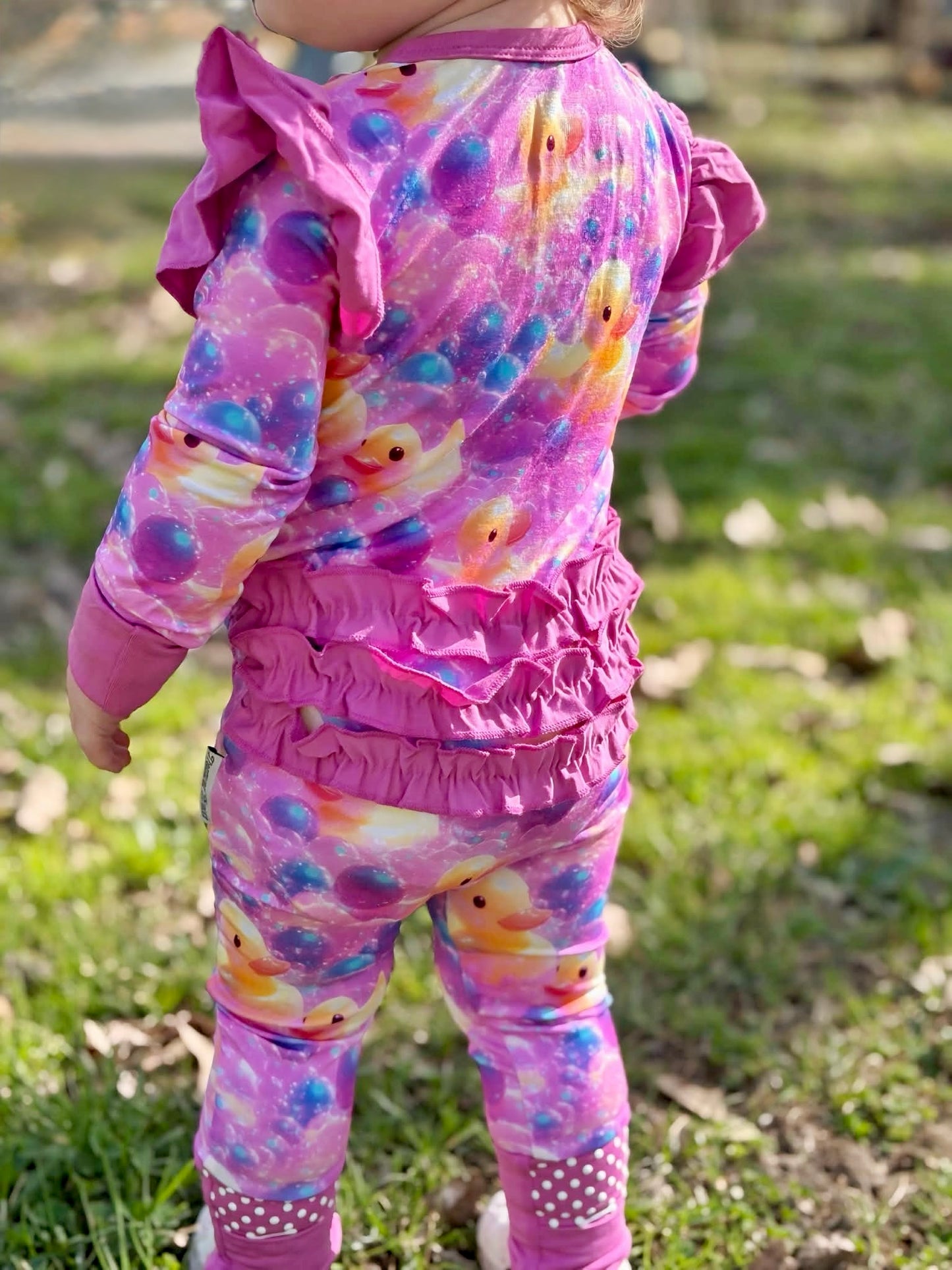 “Bubble Duckies” Ruffle Zippy