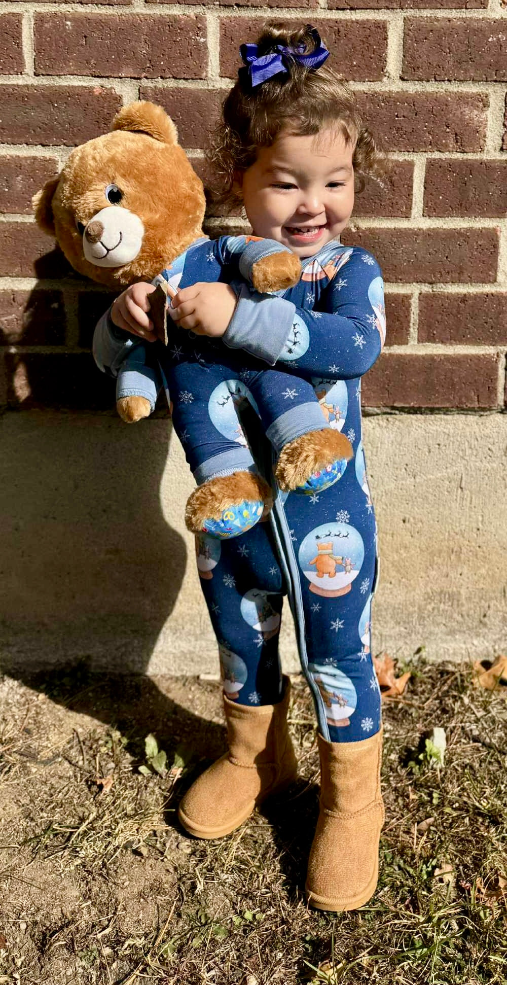 “Flurry Friends” Doll Romper