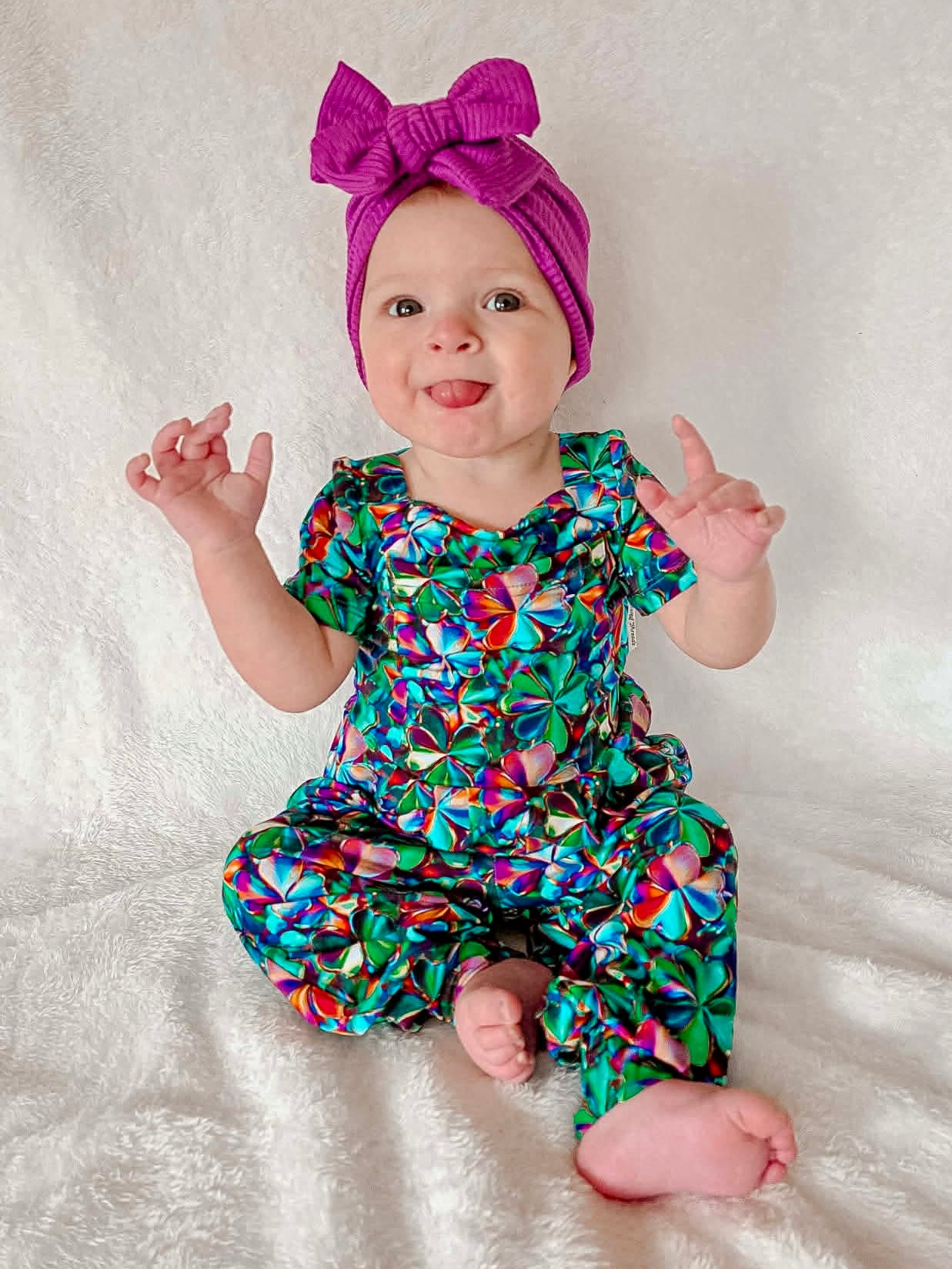 “Bursting With Luck” Romper