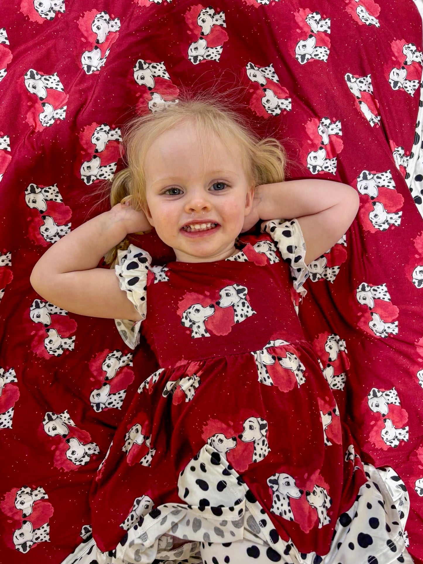 “Darling Dalmatians” Quilted Blanket