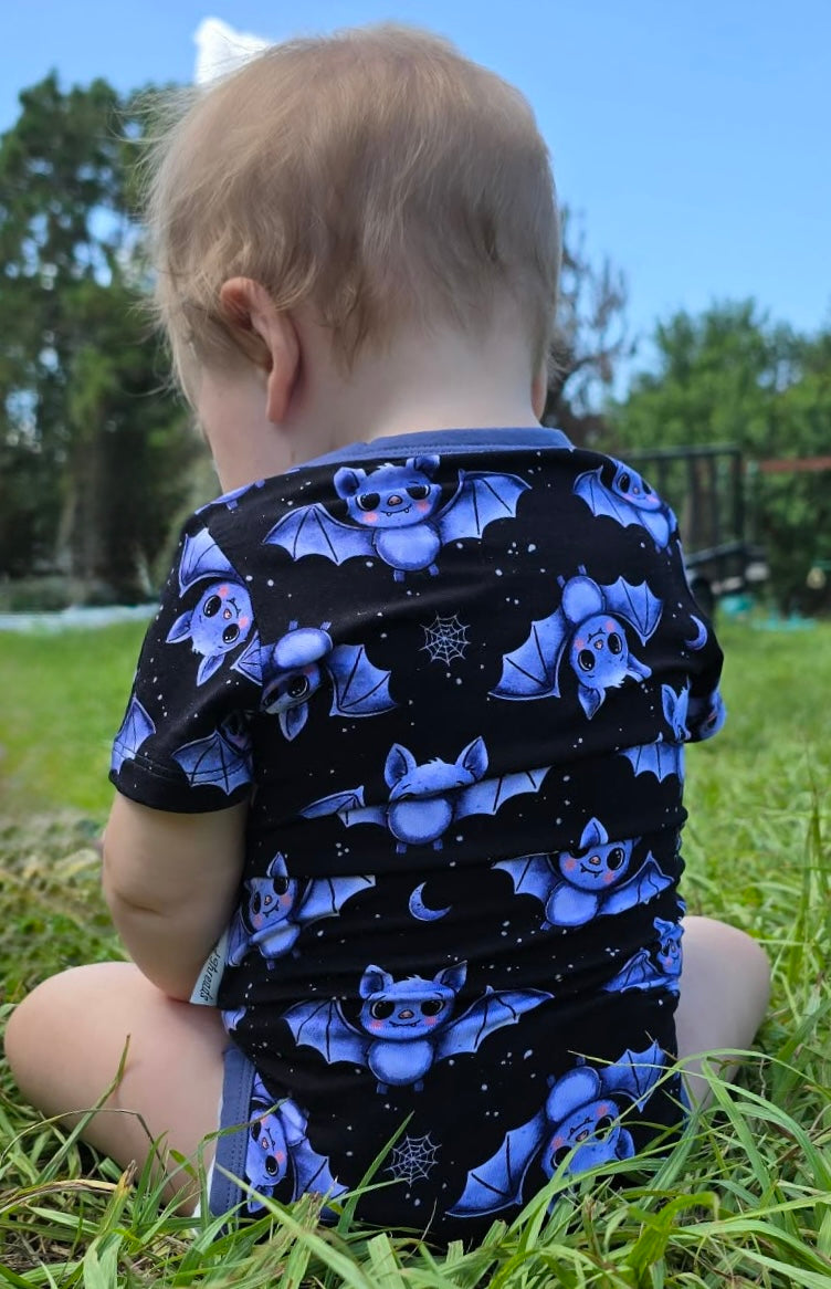 Moonlit Flutters Short Sleeved Bodysuit