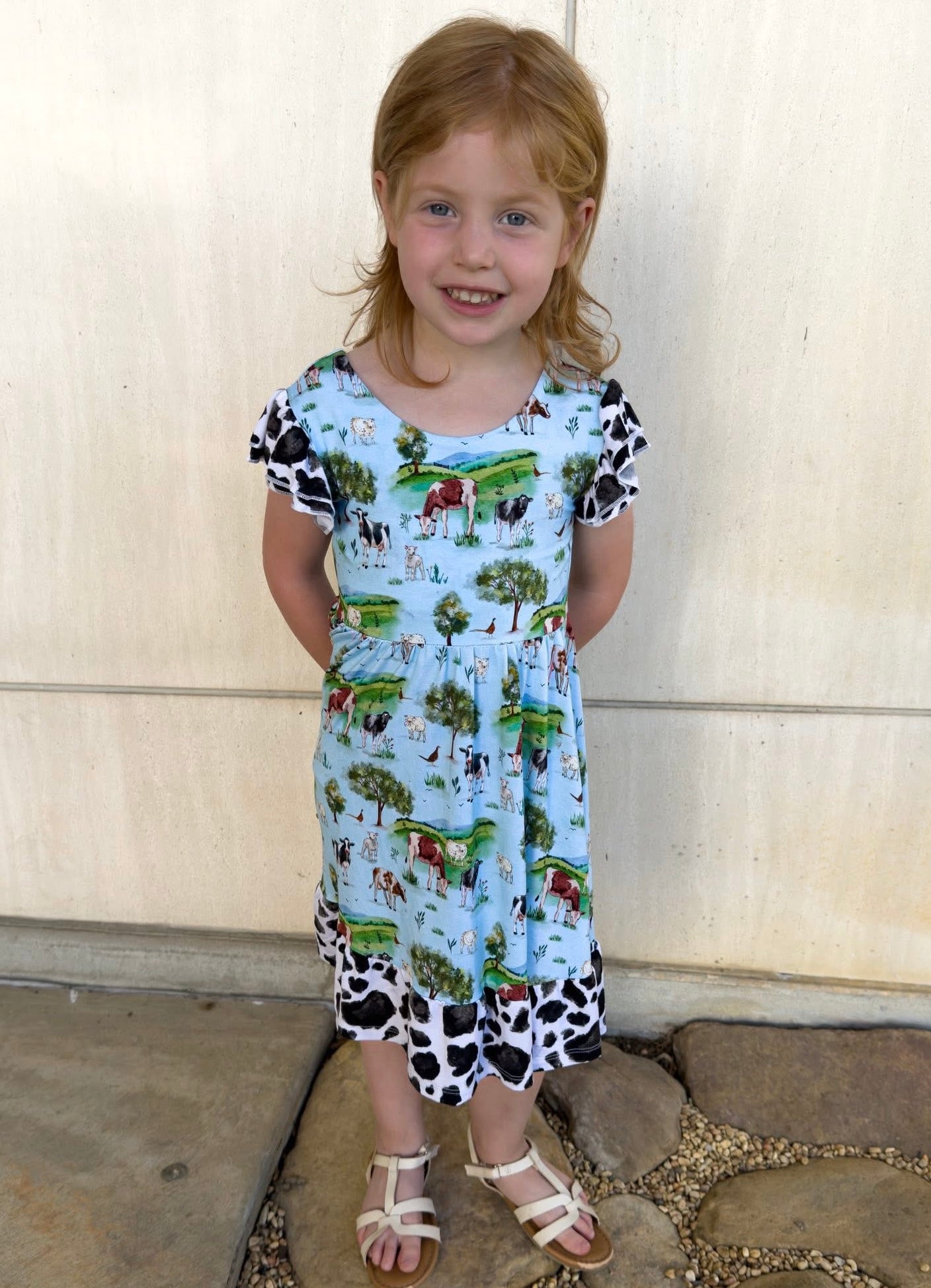 “Cows” Twirl with Bow Back