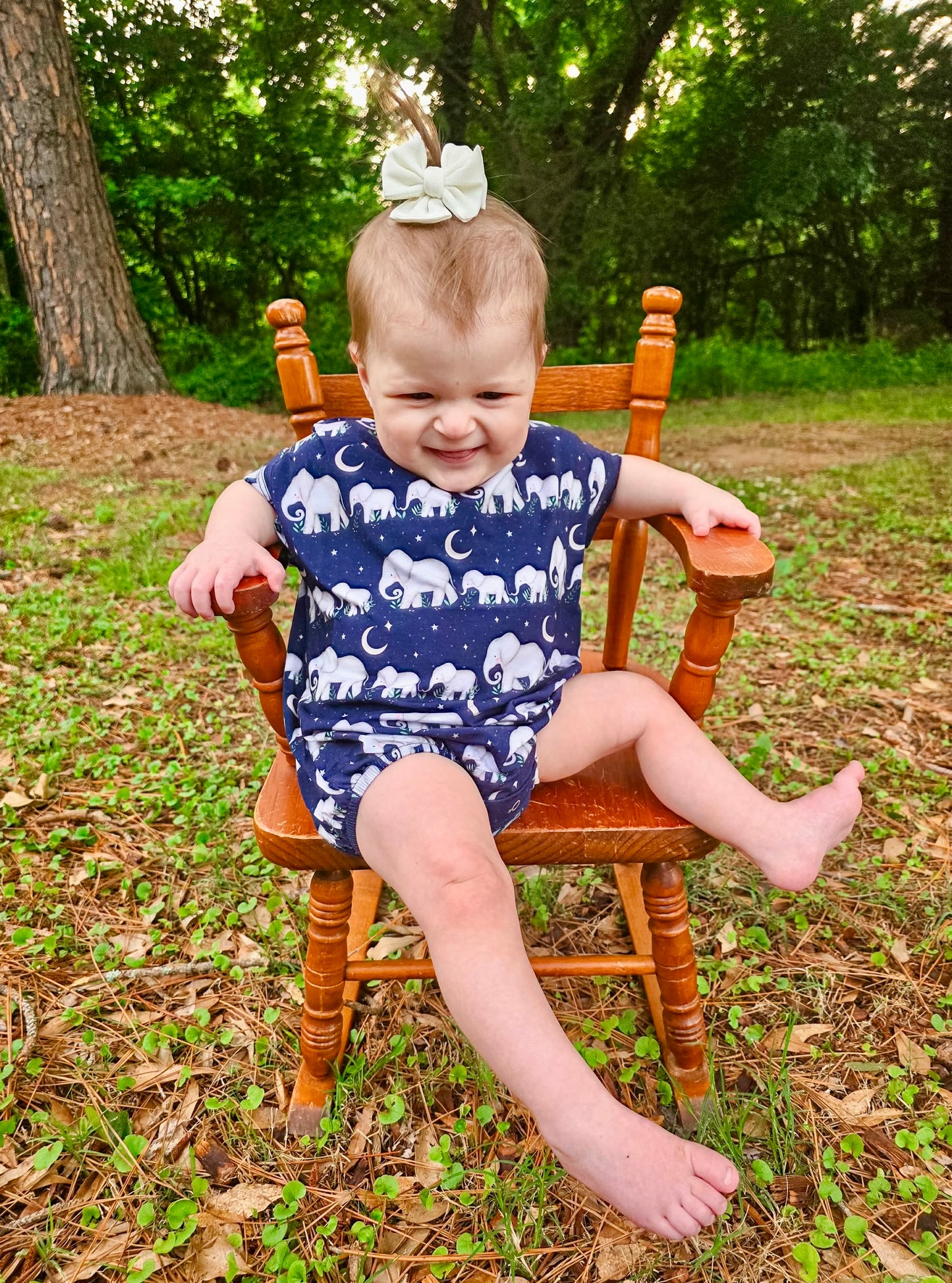 Elephant Bubble Romper
