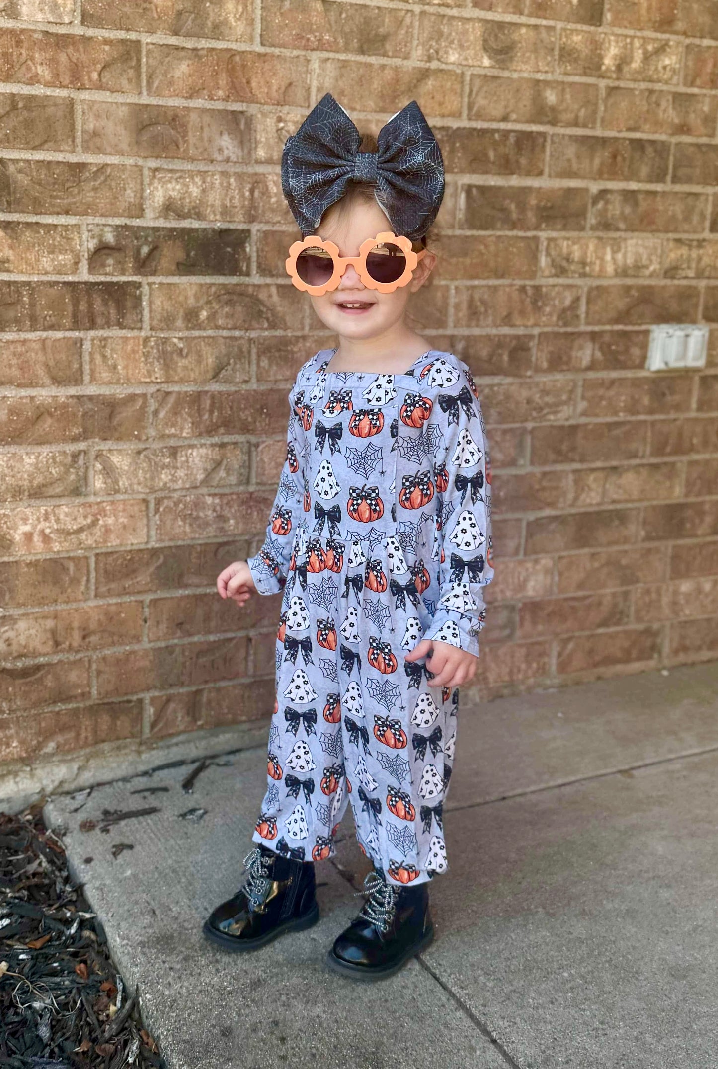 “Boos and Bows” Romper