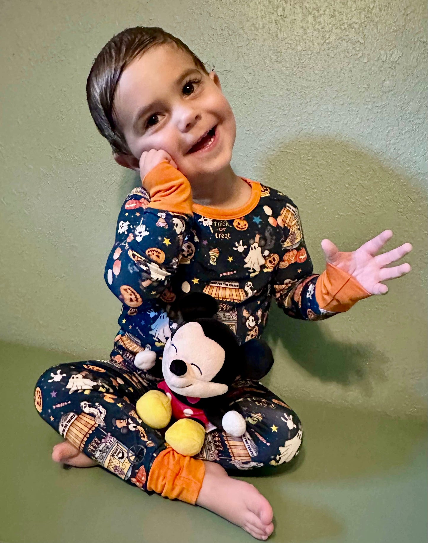 Steamboat Willie’s Not So Scary Halloween Two-Piece Pajamas
