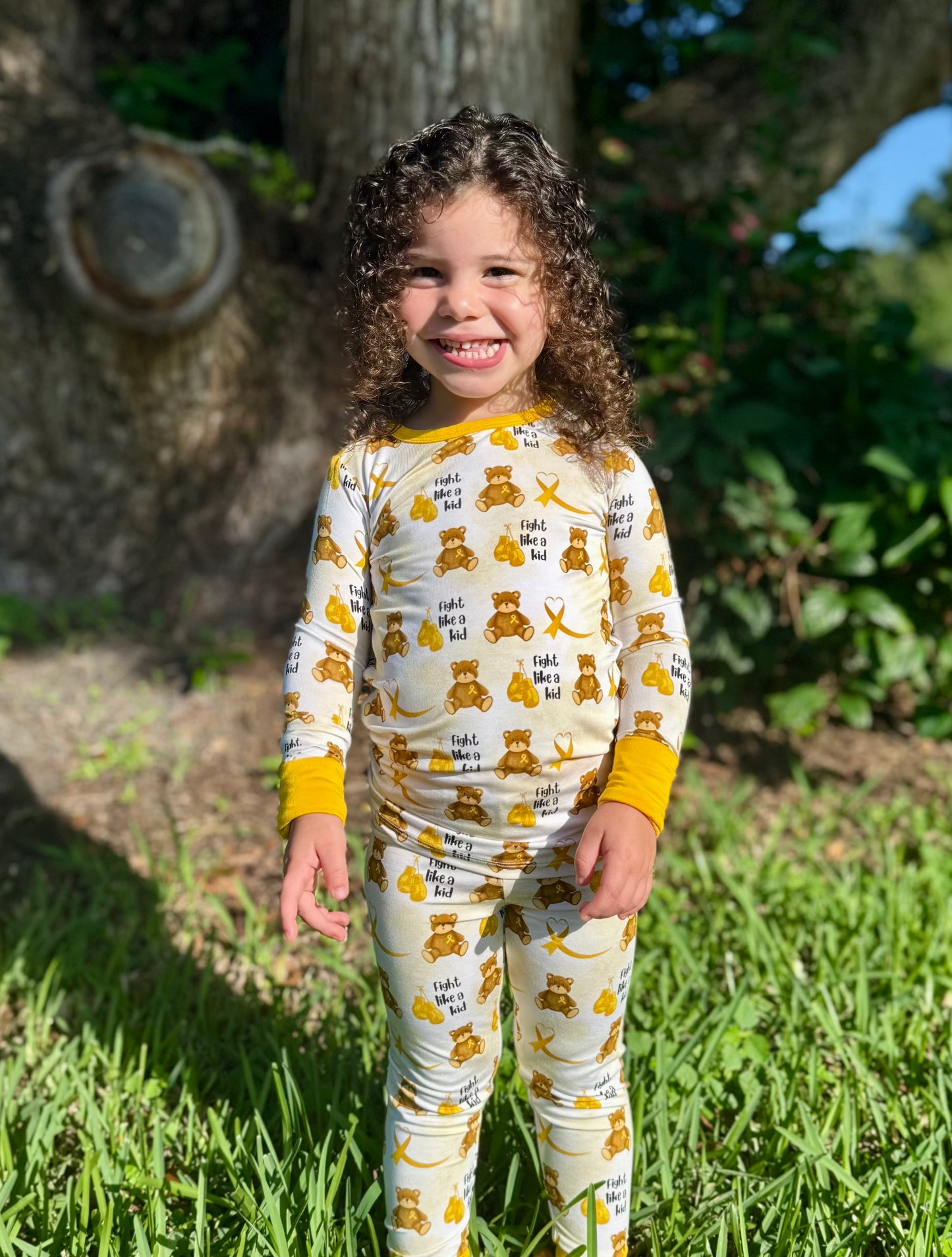 “Fight like a kid” Two-Piece Pajamas