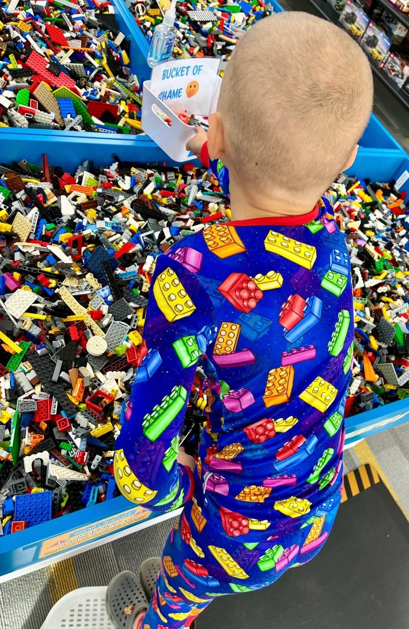 “Color Burst Blocks” Two-Piece Pajamas