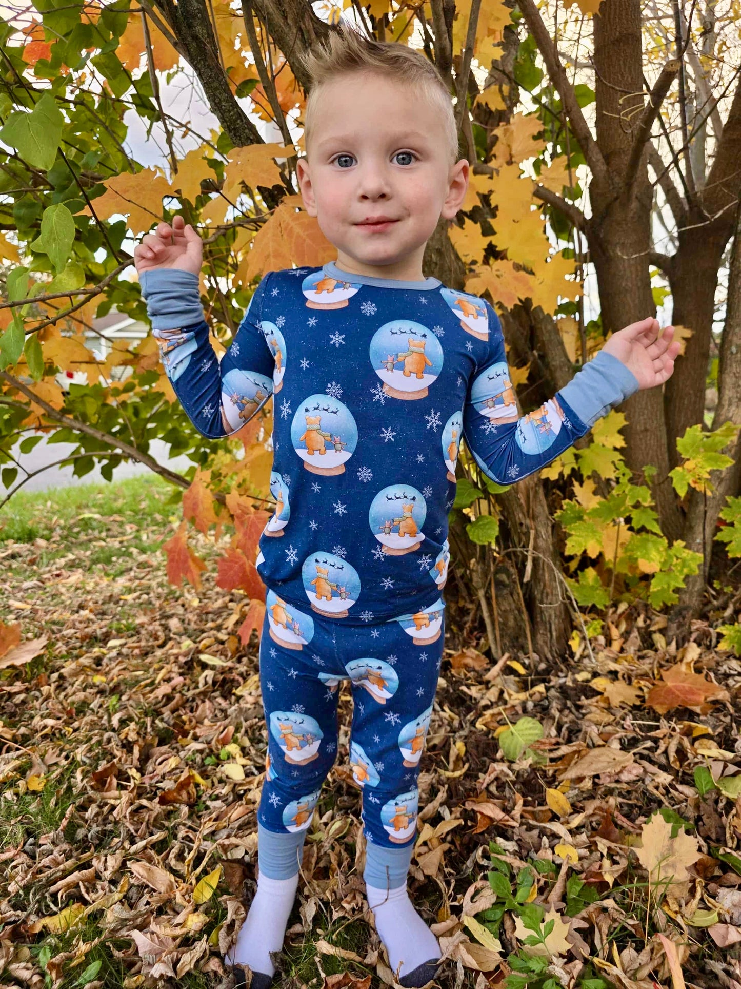 “Flurry Friends” Two-Piece Pajamas