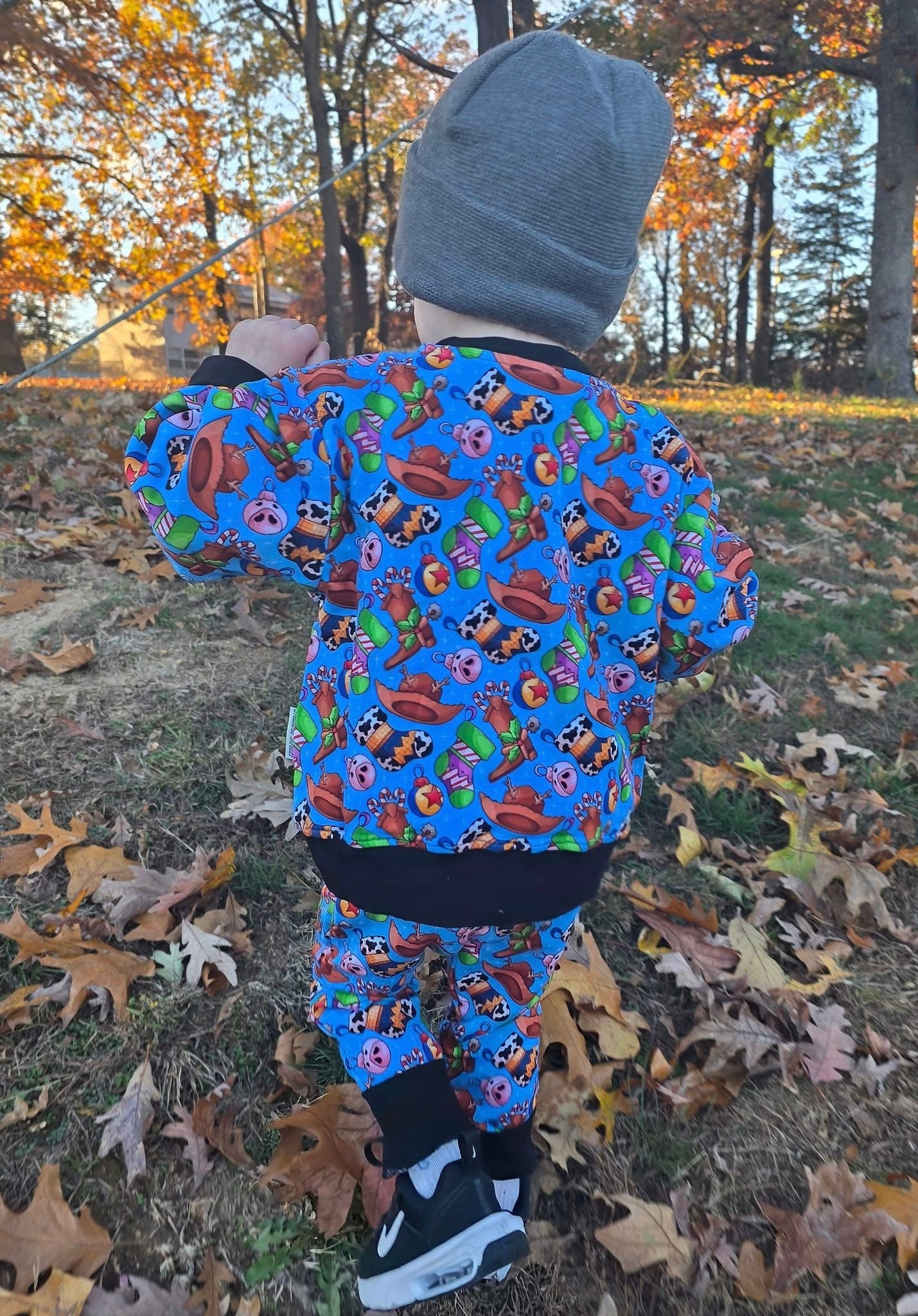 “To Infinity and Christmas” Jogger Set