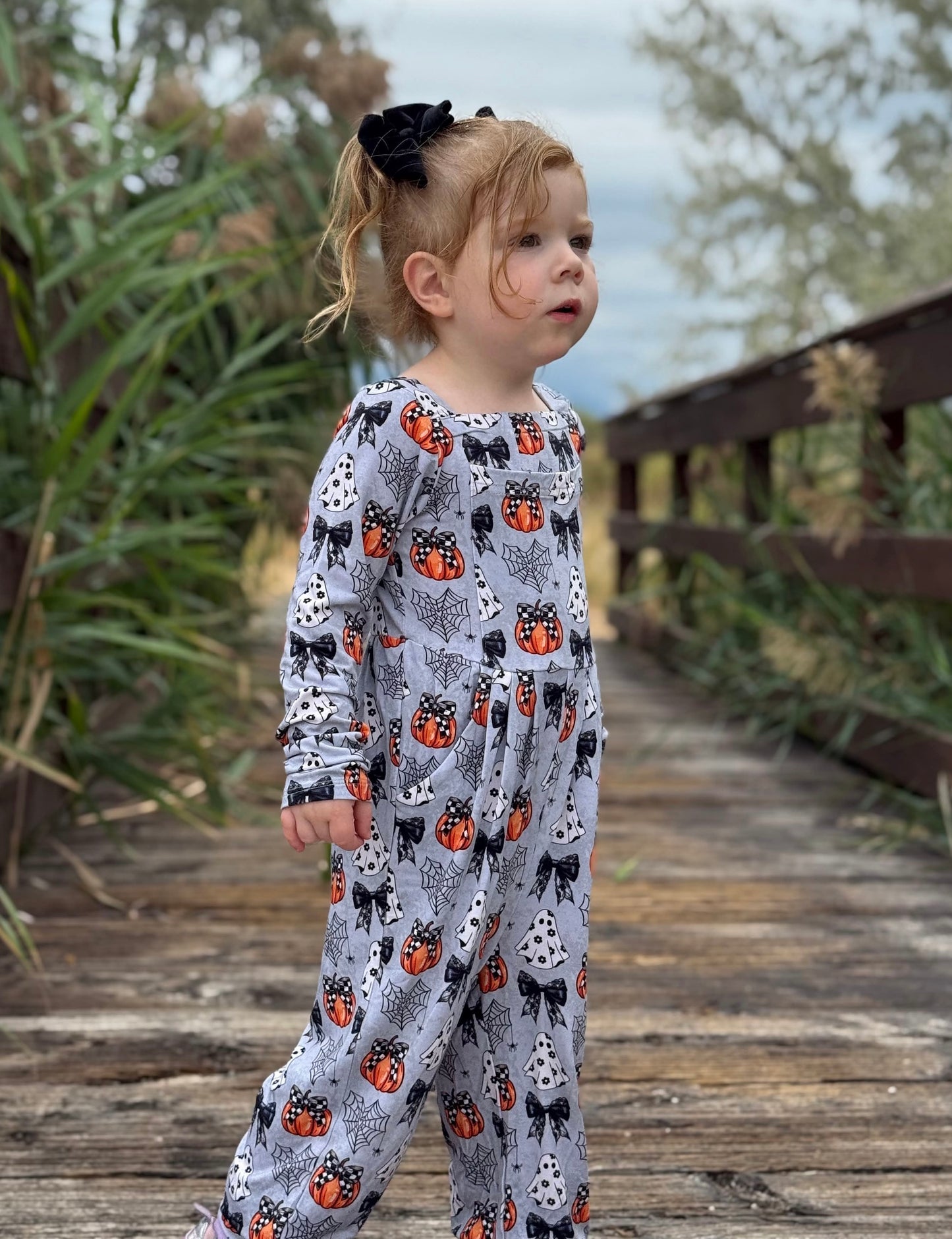 “Boos and Bows” Romper