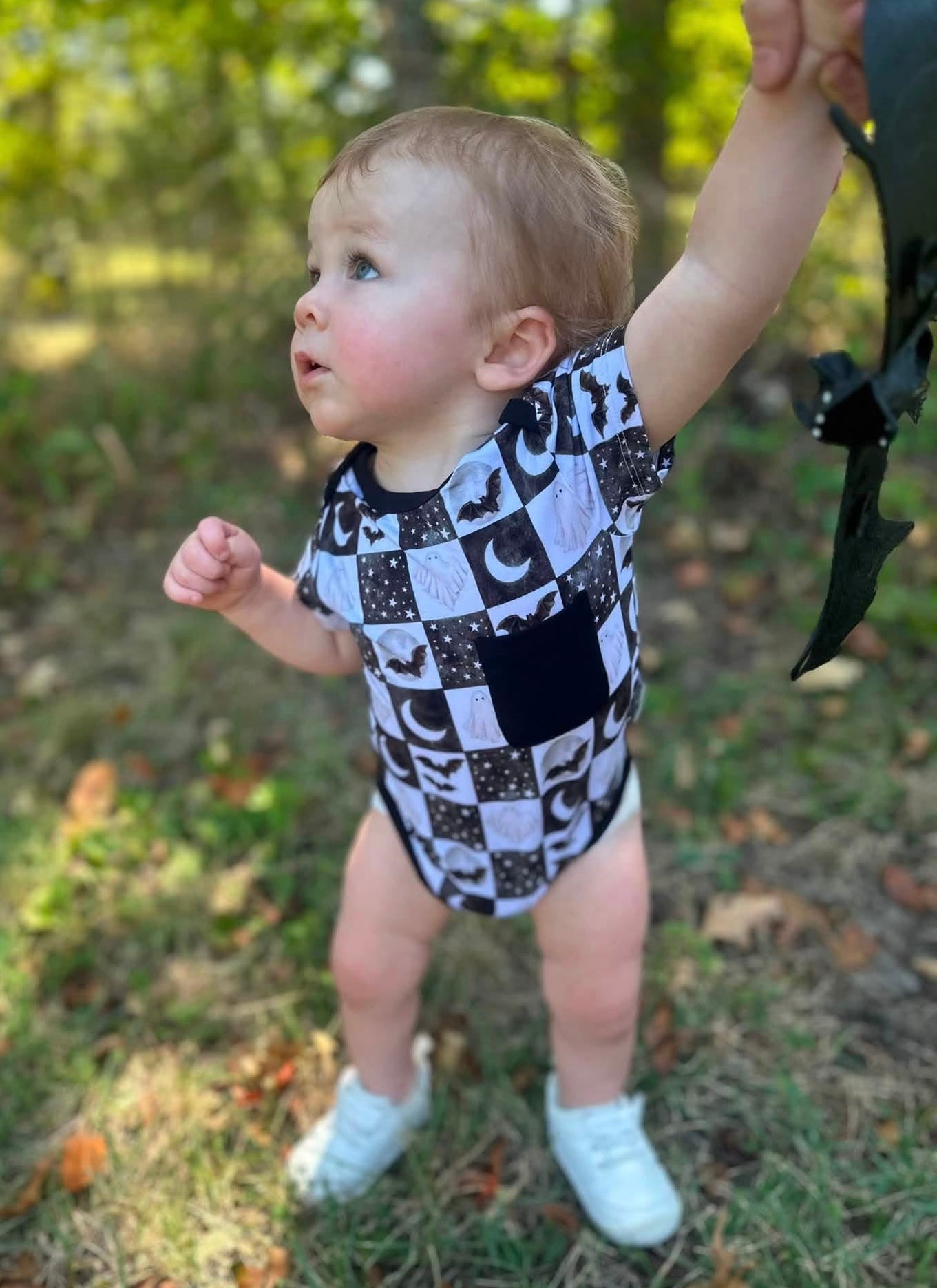 Spooky Starlight Short Sleeved Bodysuit