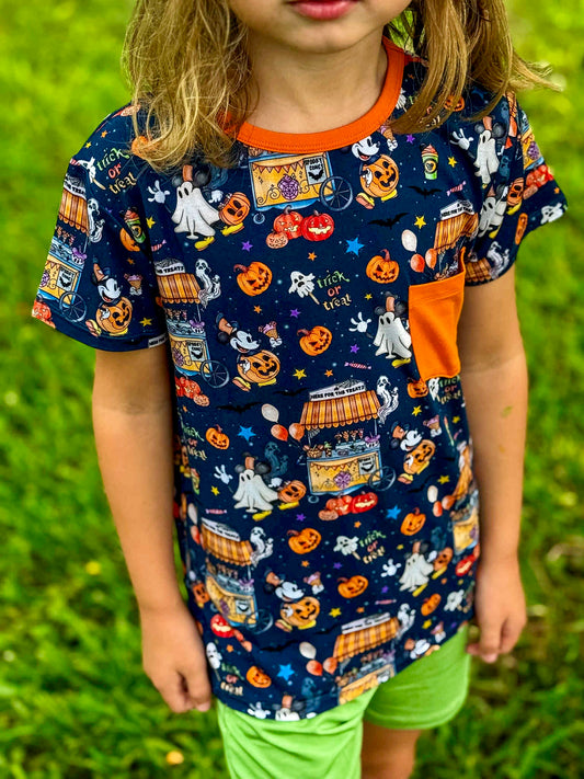 Steamboat Willie’s Not So Scary Halloween Pocket T-Shirt