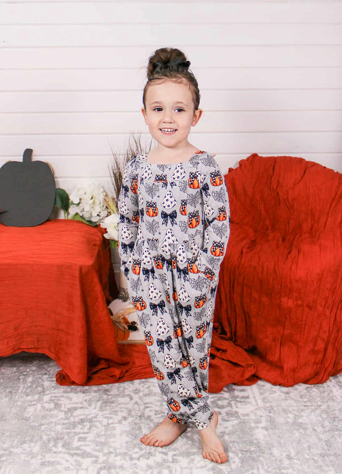 “Boos and Bows” Romper