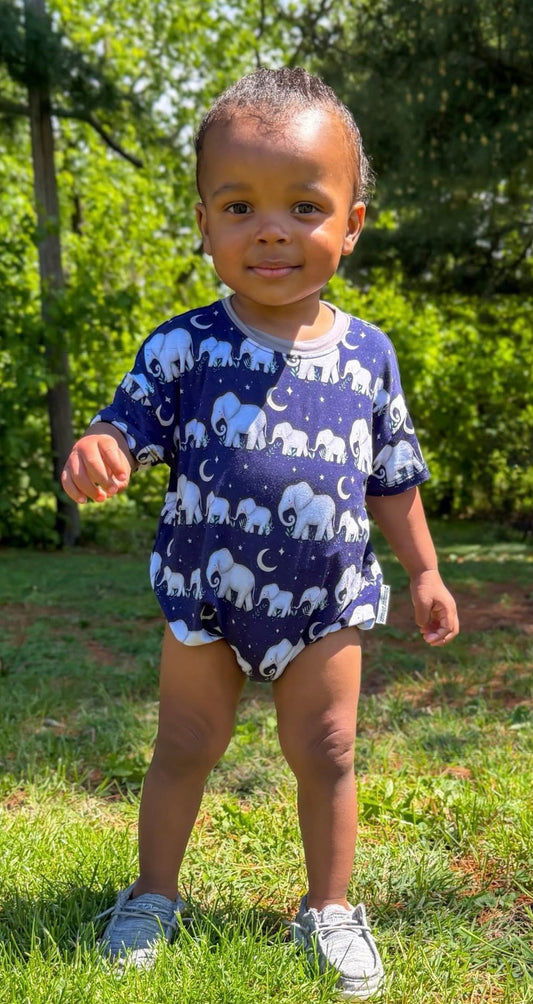 Elephant Bubble Romper