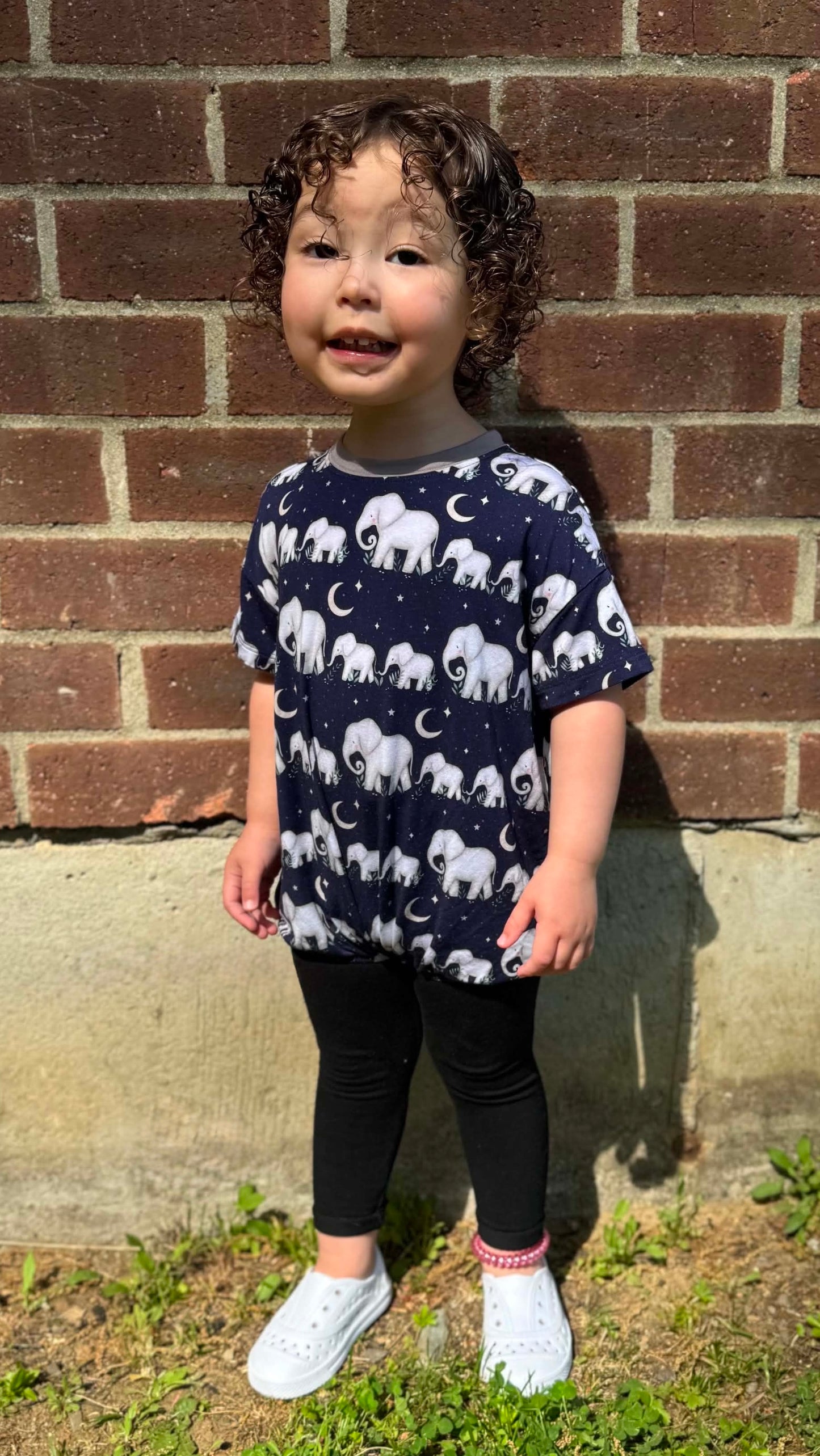 Elephant Bubble Romper