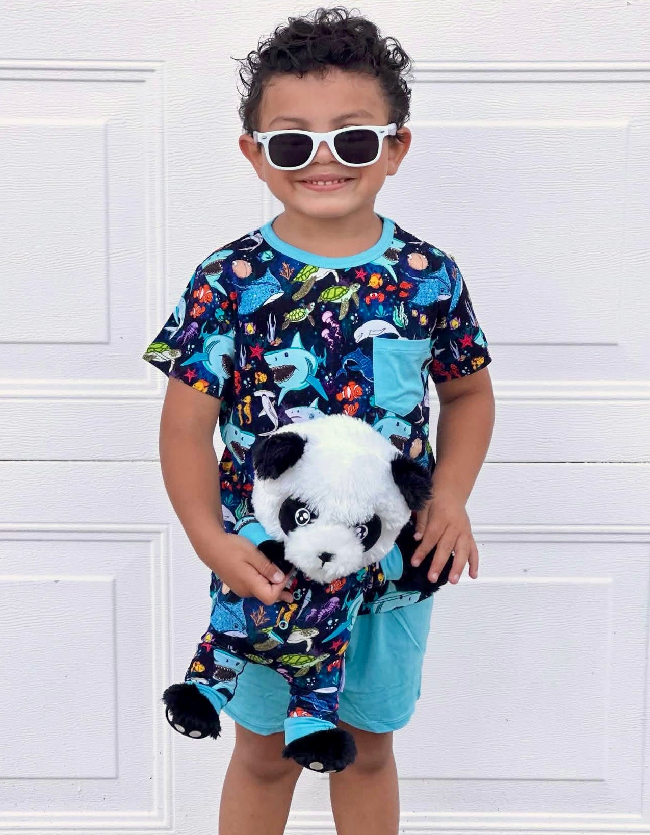 “Beyond The Reef” Doll Romper