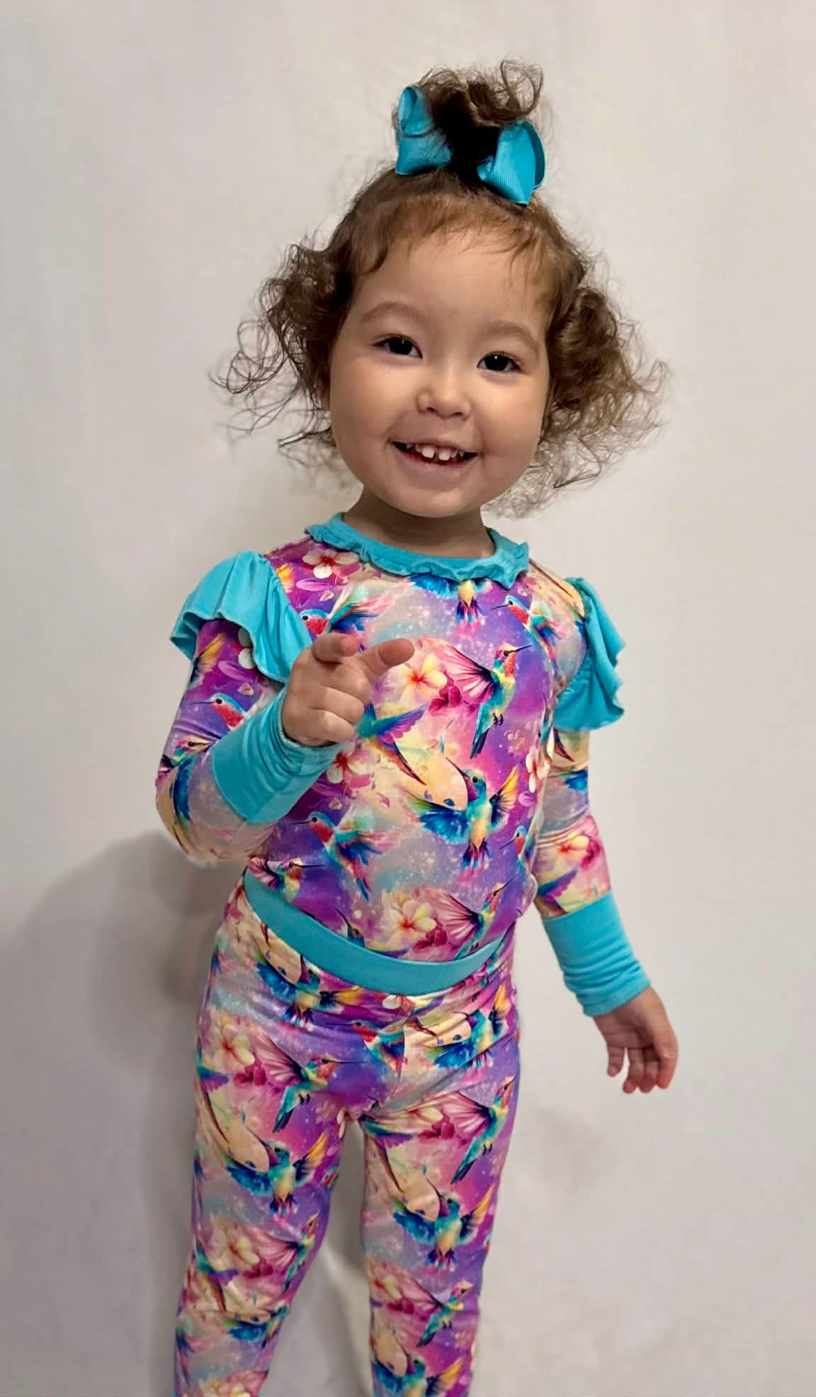 “Hummingbird Haven” Two-Piece Pajamas