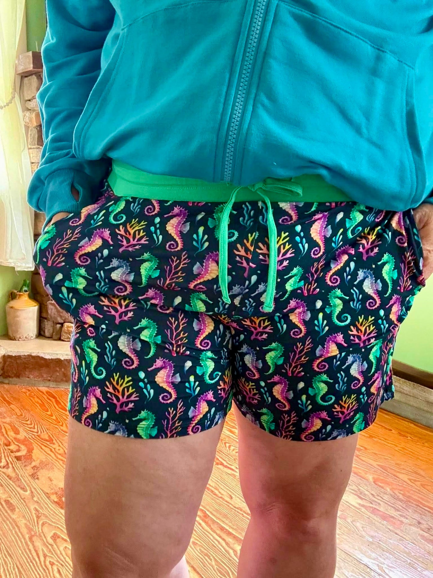 “Seahorse Lagoon” Woman’s Shorts