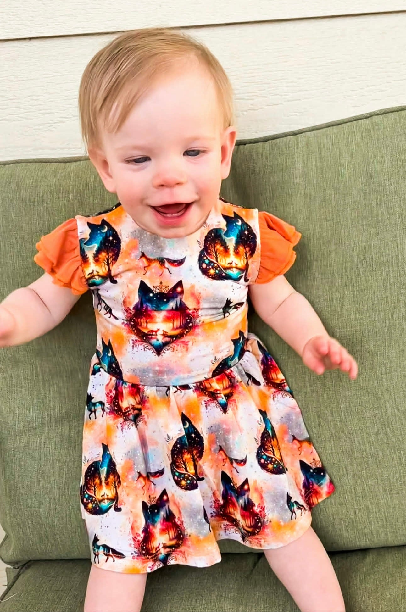 “Whimsical Foxes” Bodysuit Twirl