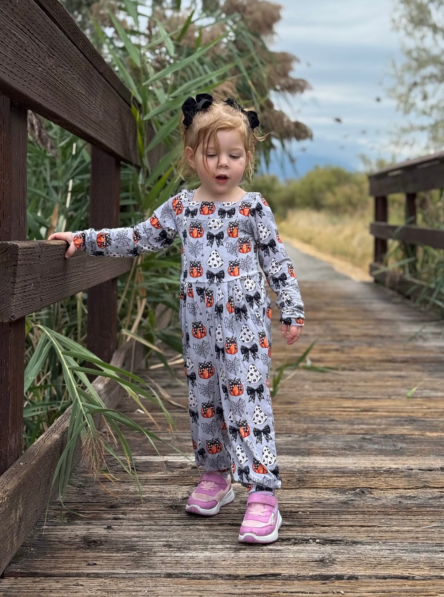 “Boos and Bows” Romper