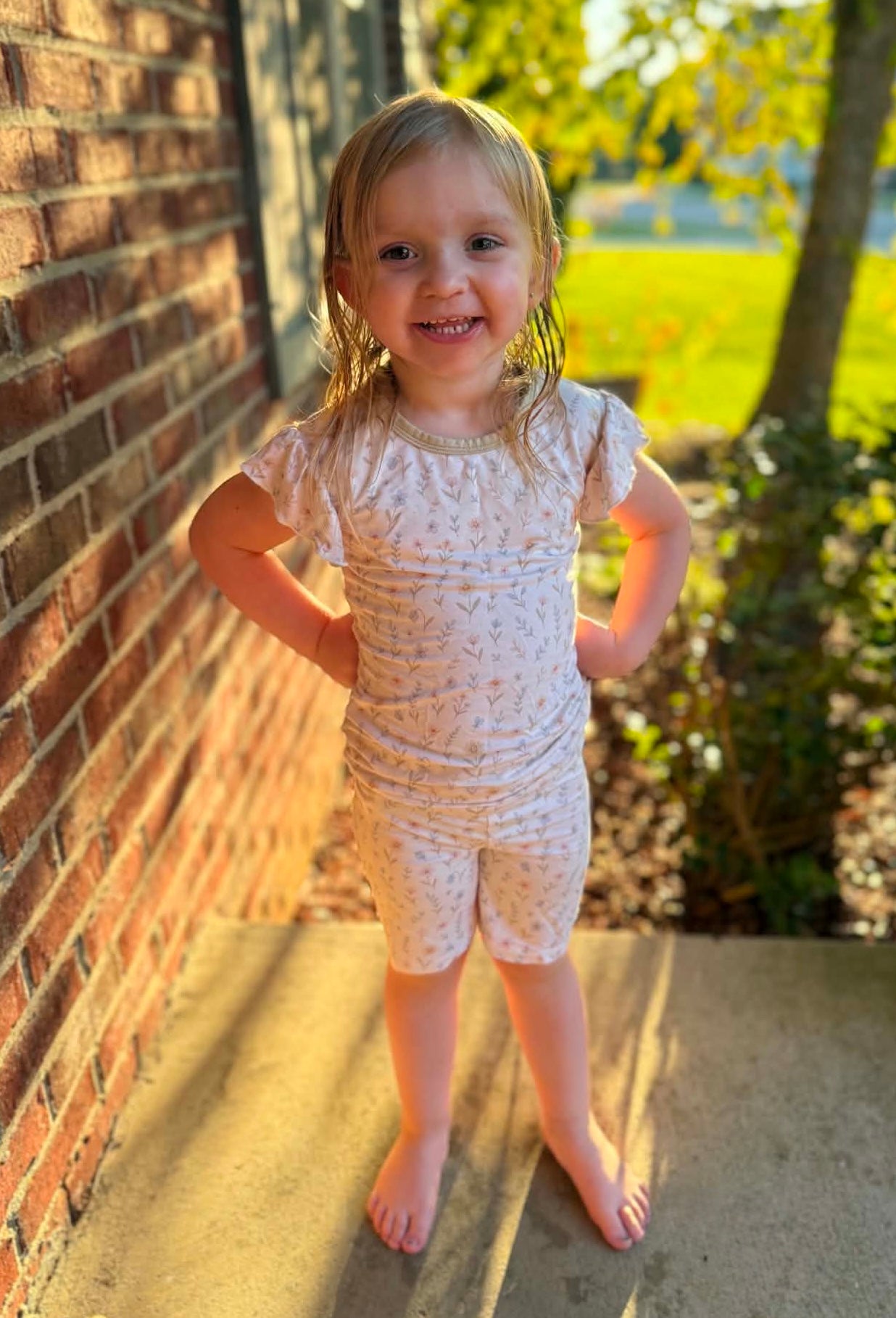 Wildflower Wishes Two-Piece Short Pajamas