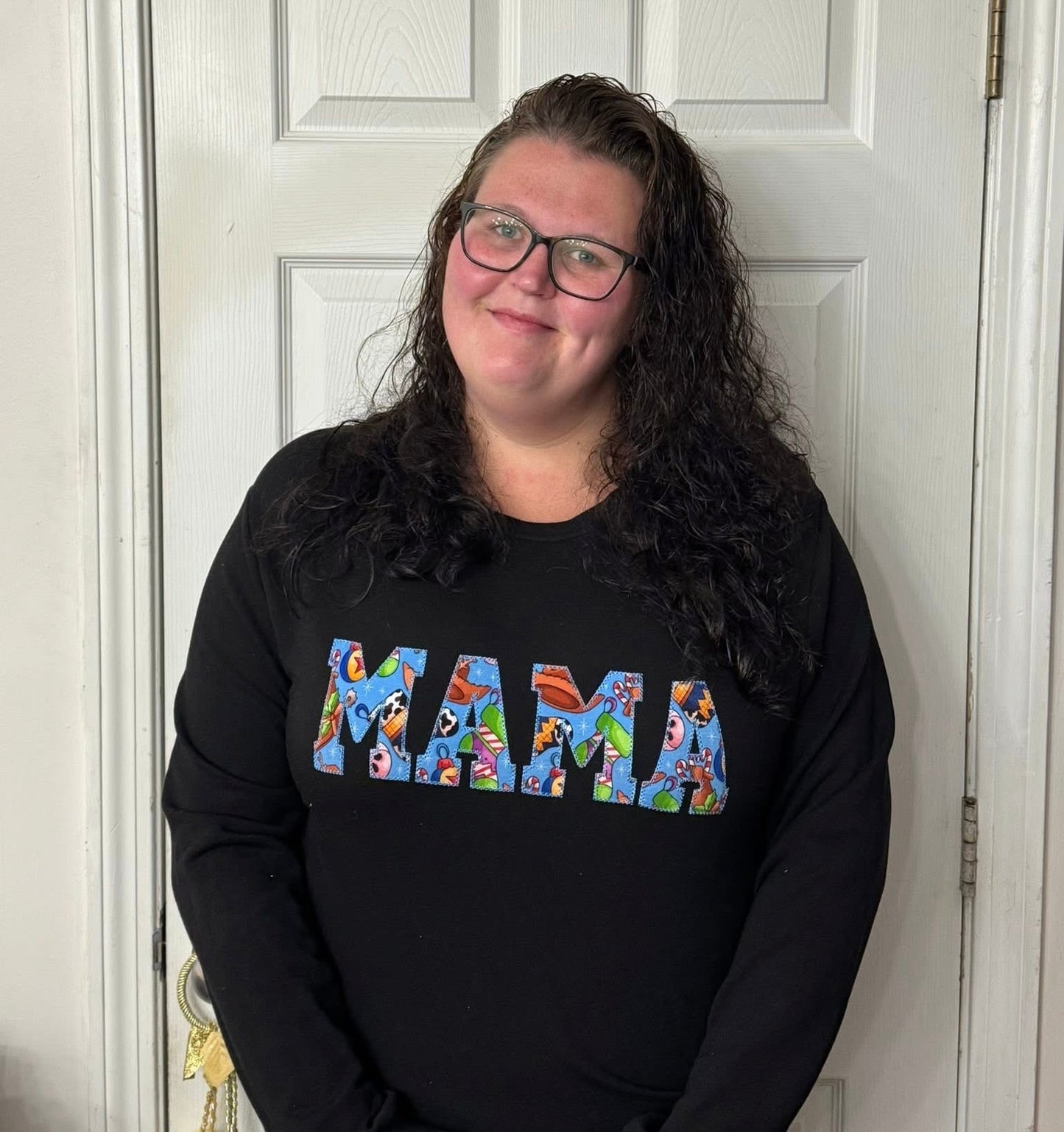 “To Infinity and Christmas” Mama Sweater