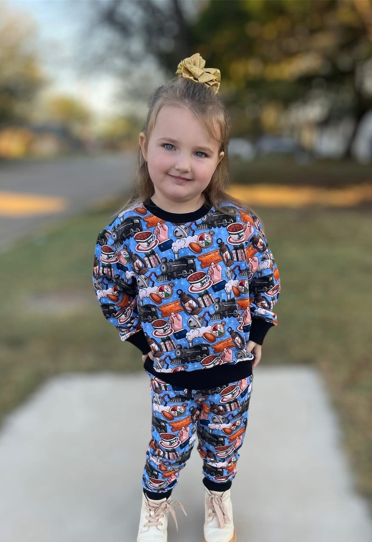 “Christmas Express” Jogger Set