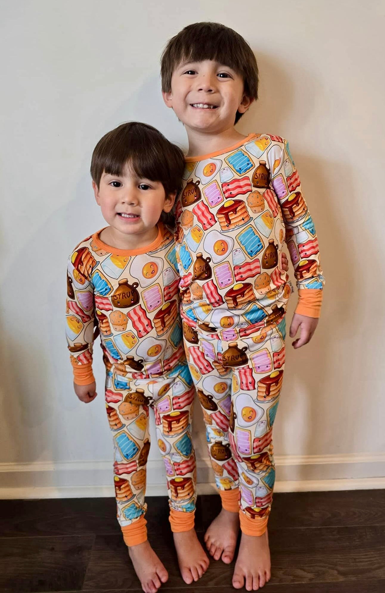“Breakfast” Two-Piece Pajamas