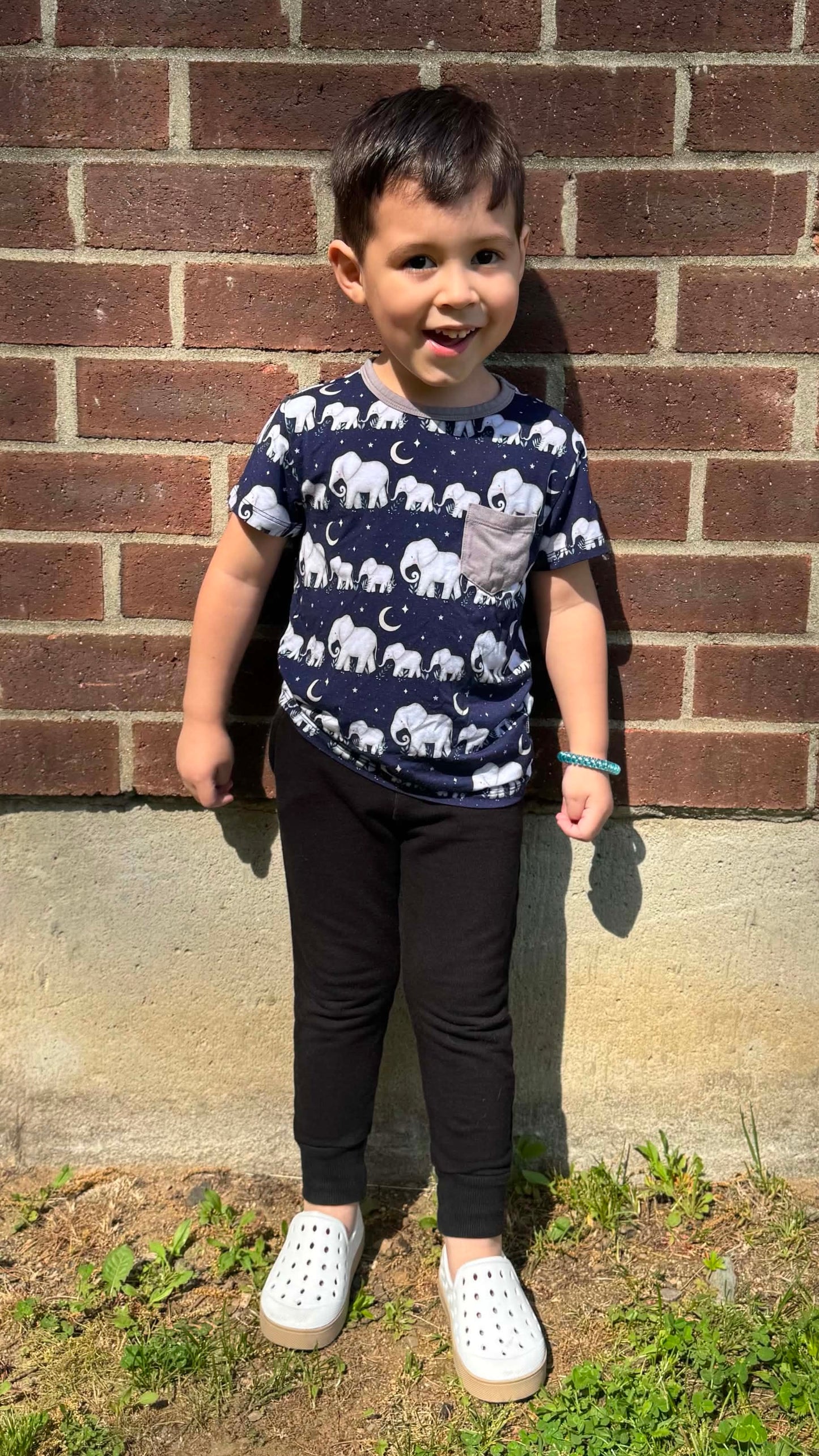 Elephants Pocket T-Shirt