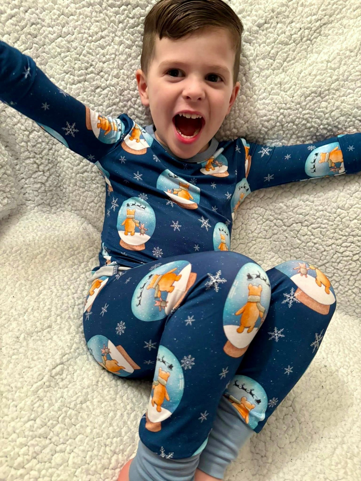 “Flurry Friends” Two-Piece Pajamas