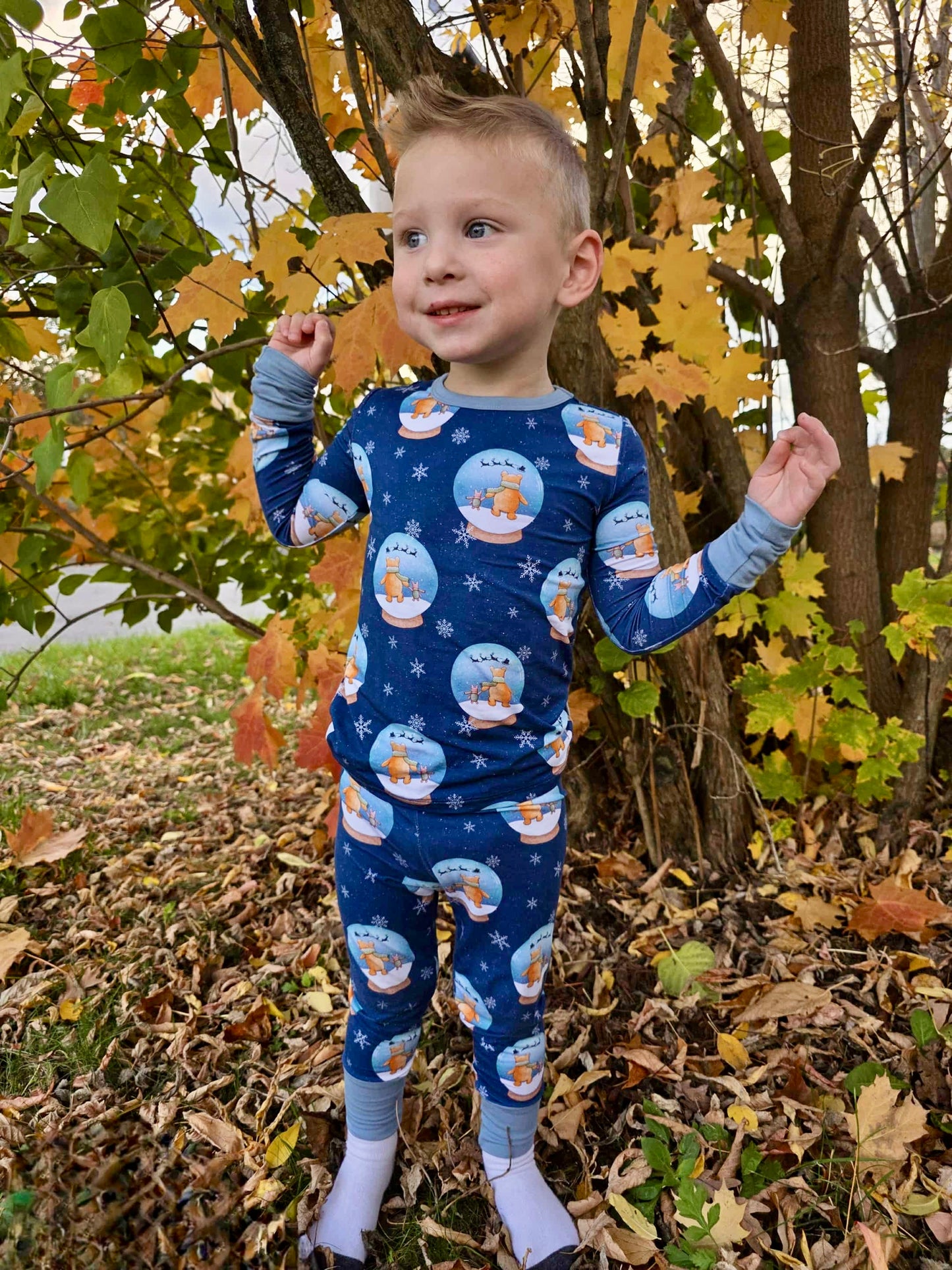 “Flurry Friends” Two-Piece Pajamas