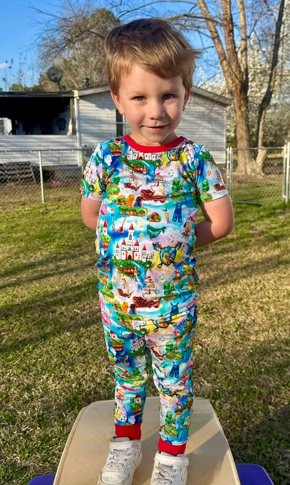 “Galaxy Land” Two-Piece Pajamas