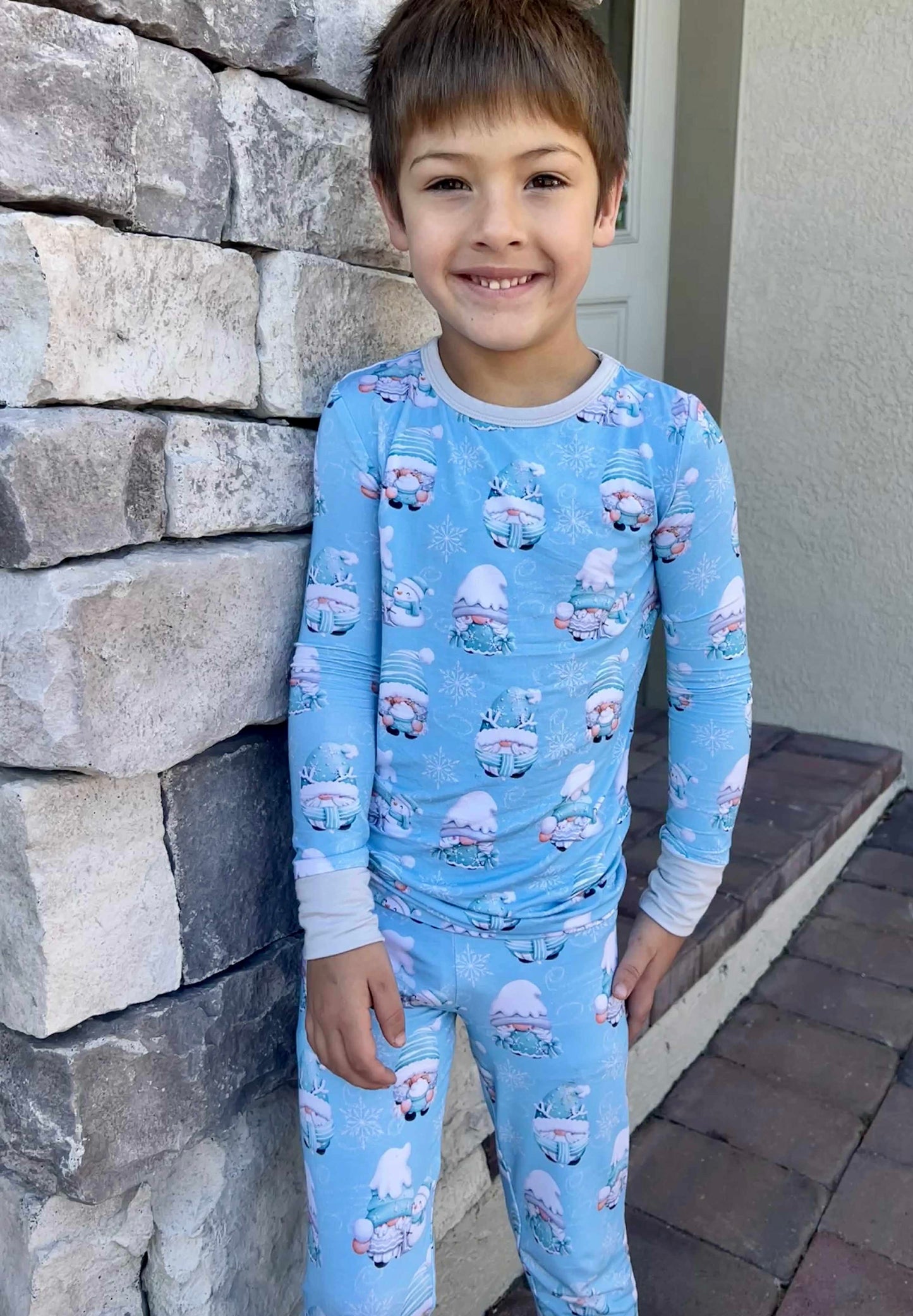 “Chillin’ with my Gnomies” Two-Piece Pajamas