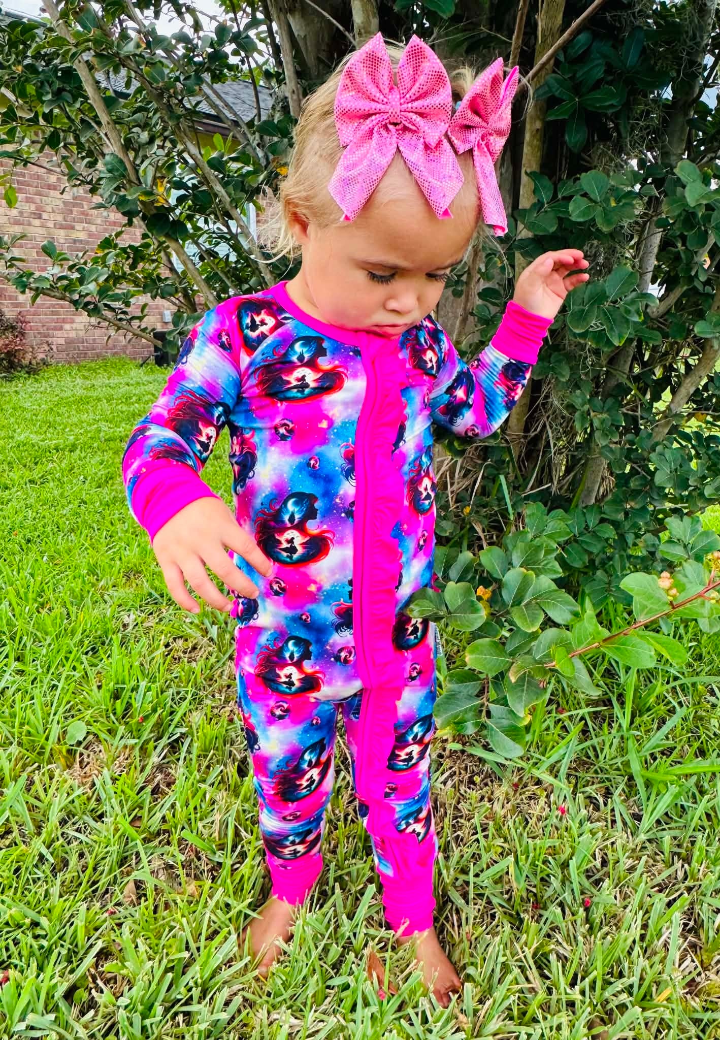 Mermaid Wishes Ruffle Zippy