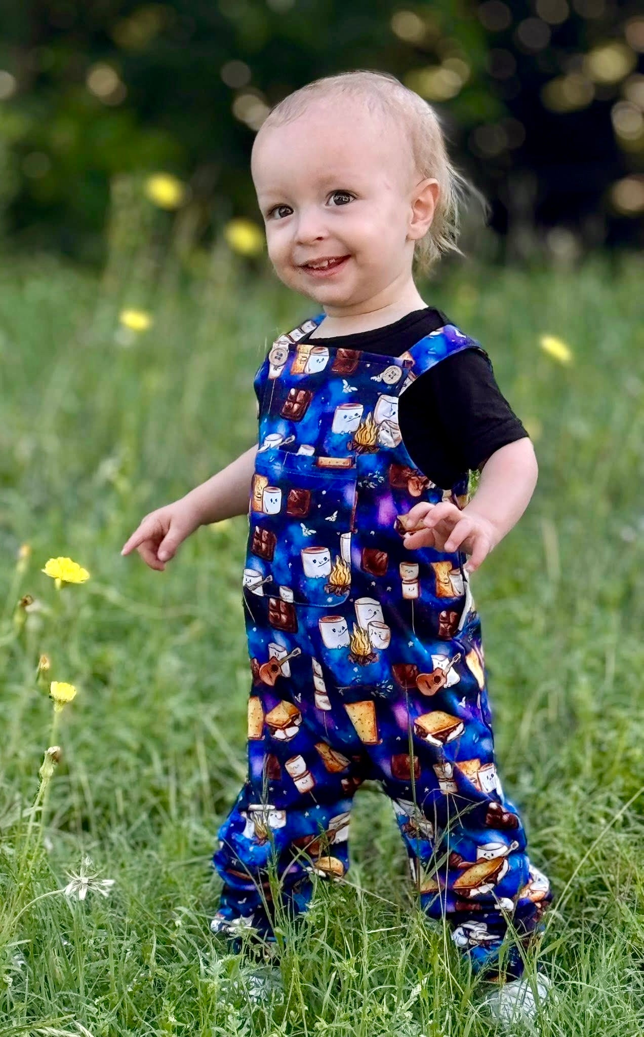 “S’more Summer Nights” (overalls only)