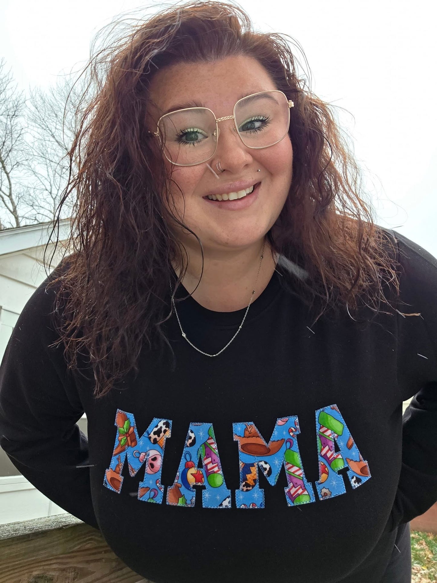 “To Infinity and Christmas” Mama Sweater