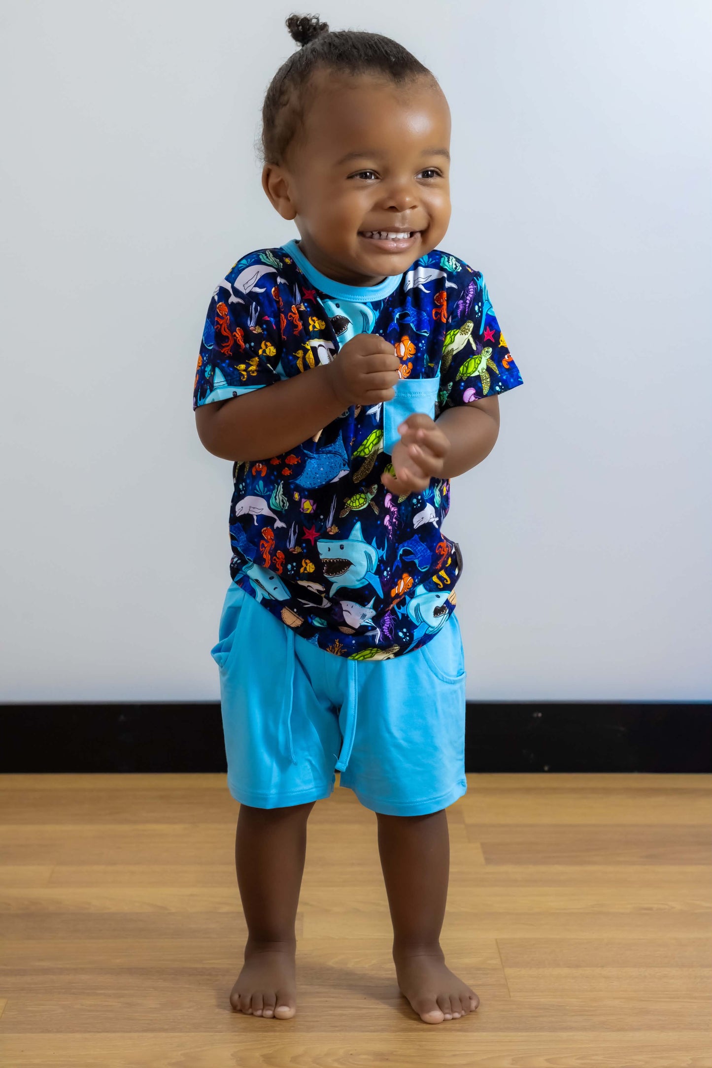 “Beyond The Reef” Two-Piece Shorts Set
