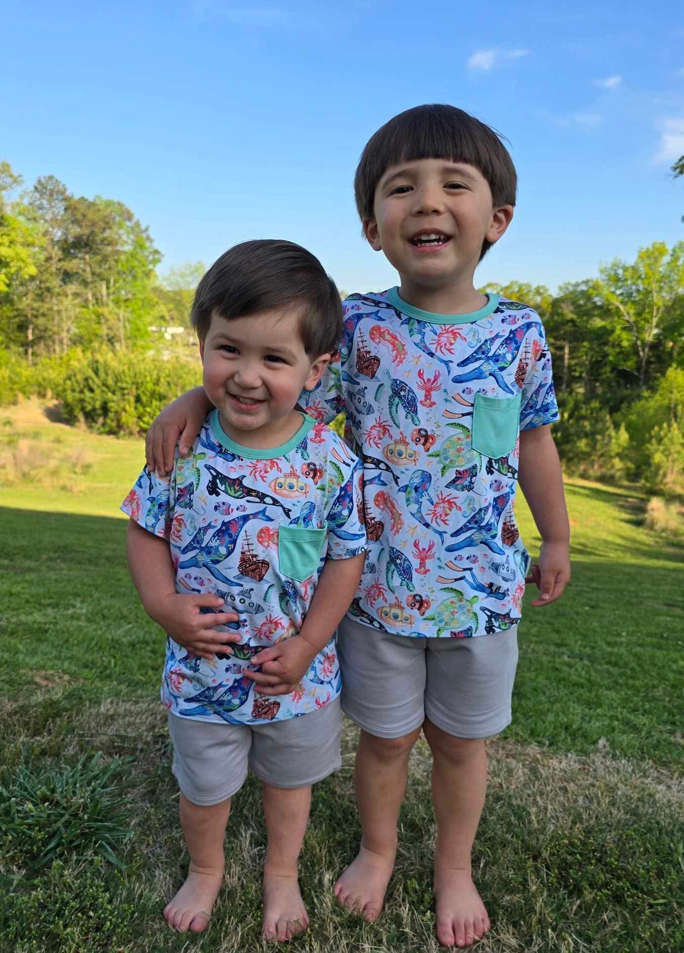 Tiny Sea Treasures Pocket T-Shirt