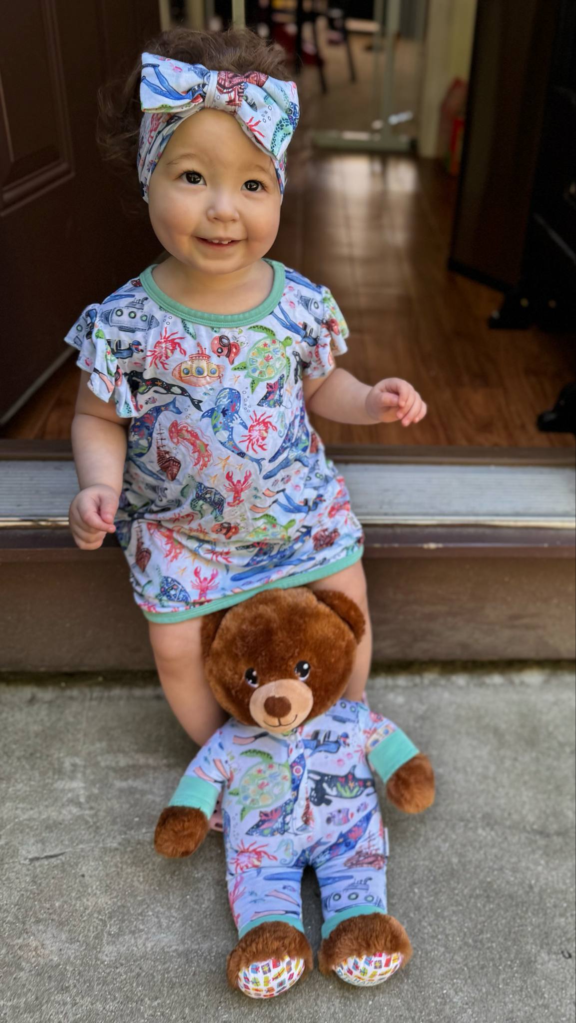 Tiny Sea Treasures Doll Romper