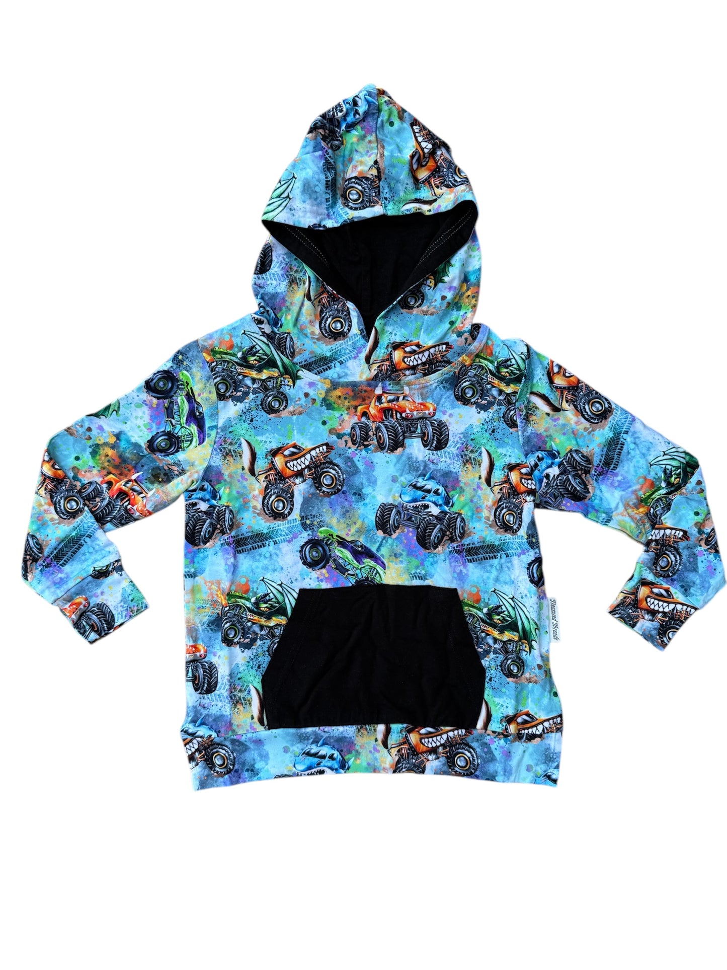 “Monster Truck Mayhem” Pull Over Hoodie