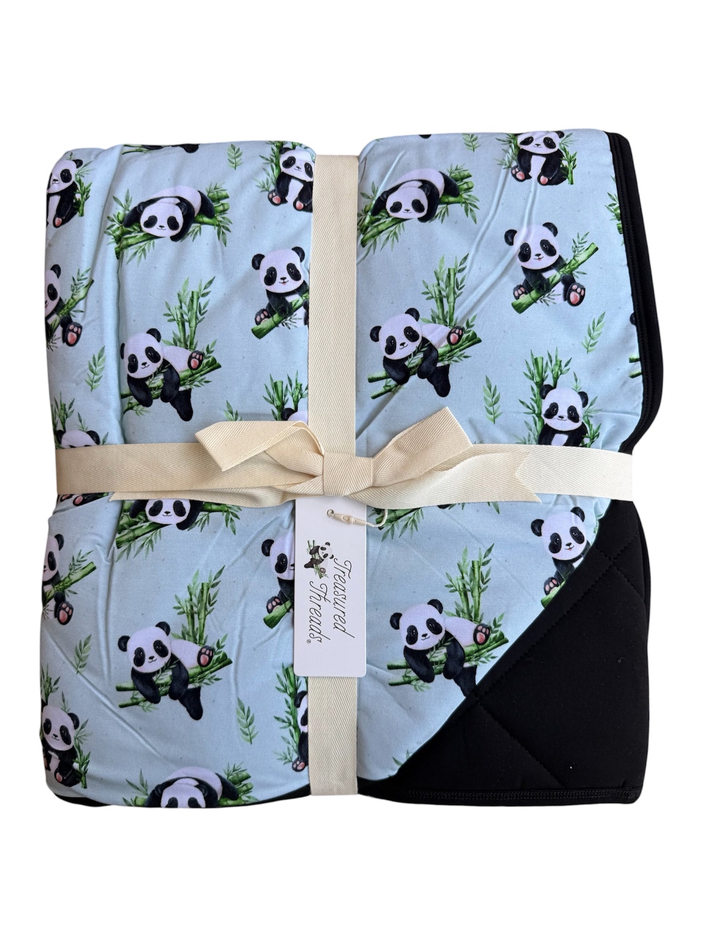 Treasured Pandas Quilted Blanket