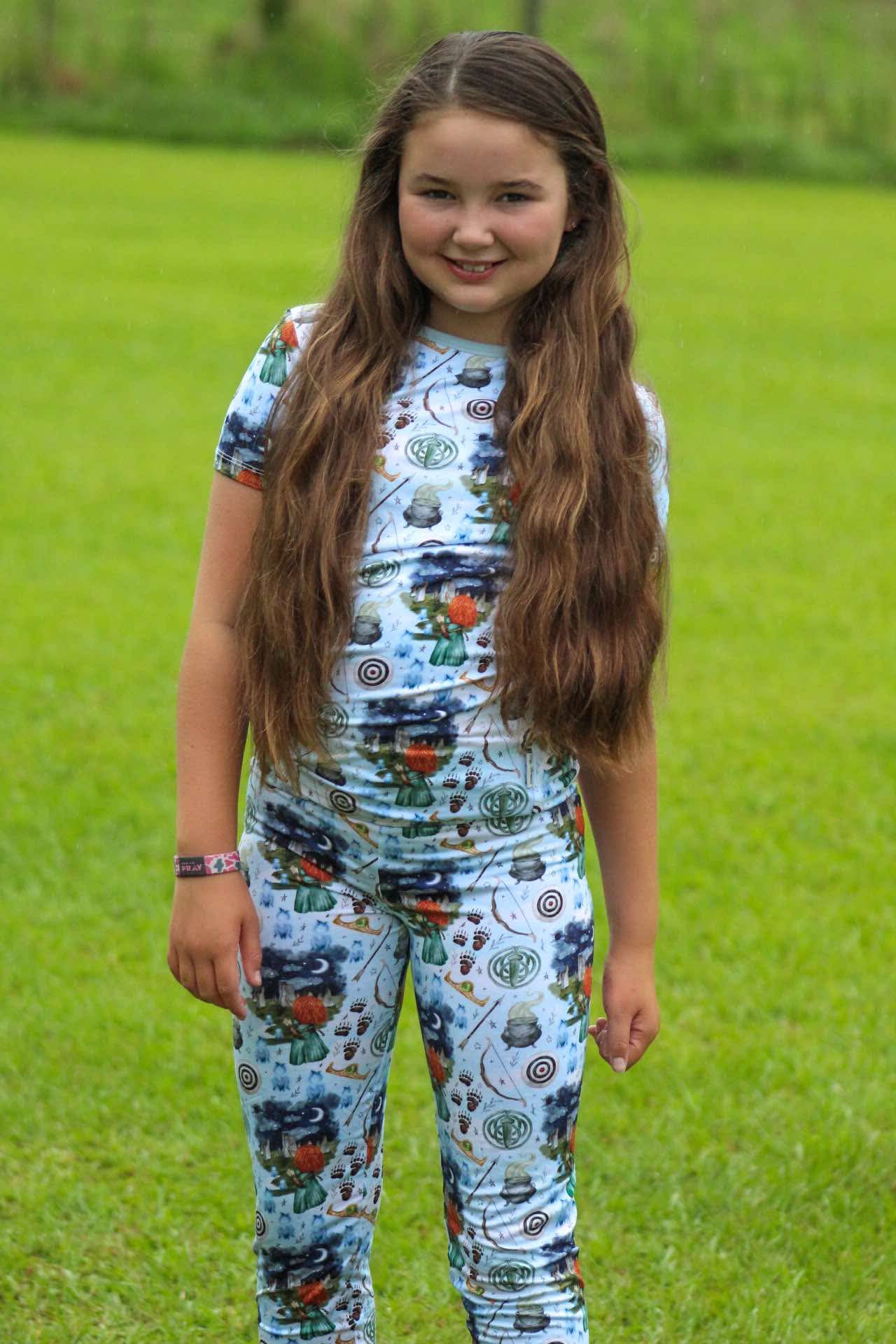 “Tiny but Brave” Two-Piece Pajamas
