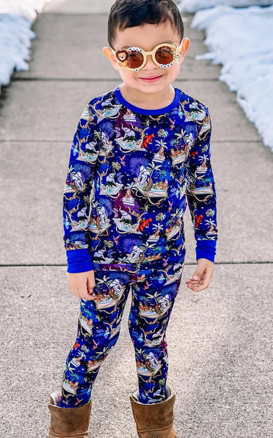 “Jungle Storybook” Two-Piece Pajamas