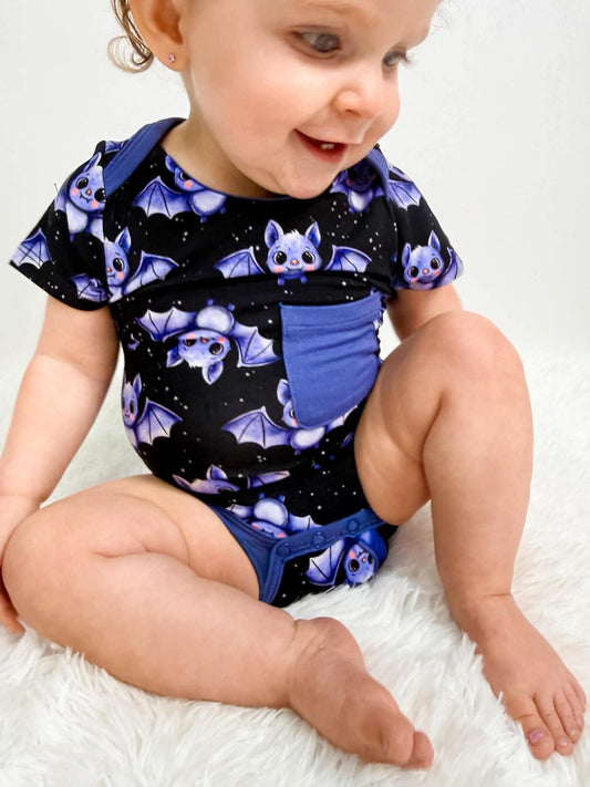 Moonlit Flutters Short Sleeved Bodysuit