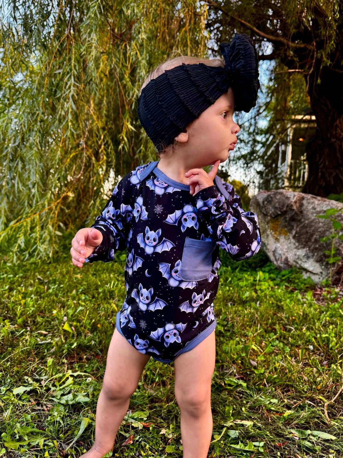 Moonlit Flutters Long Sleeved Bodysuit