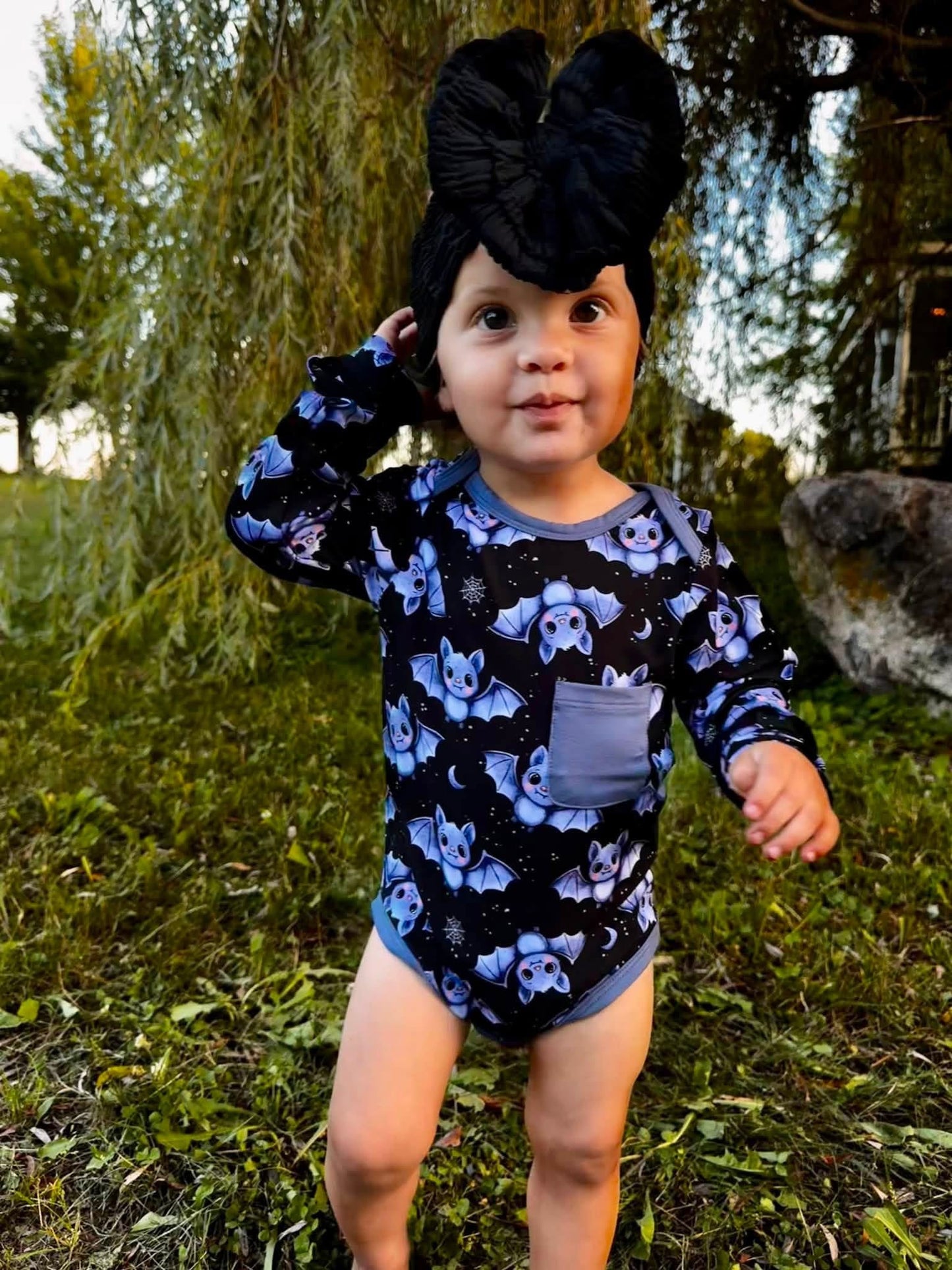 Moonlit Flutters Long Sleeved Bodysuit