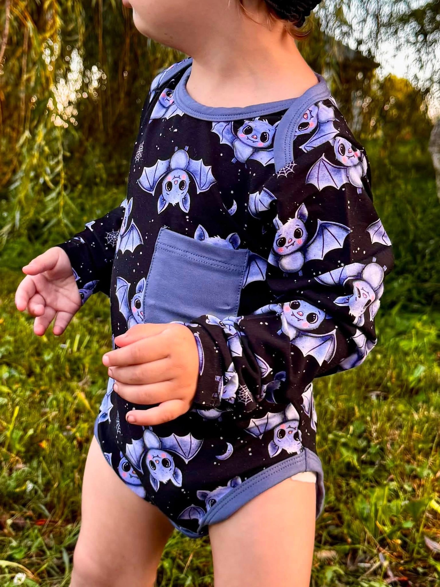 Moonlit Flutters Long Sleeved Bodysuit