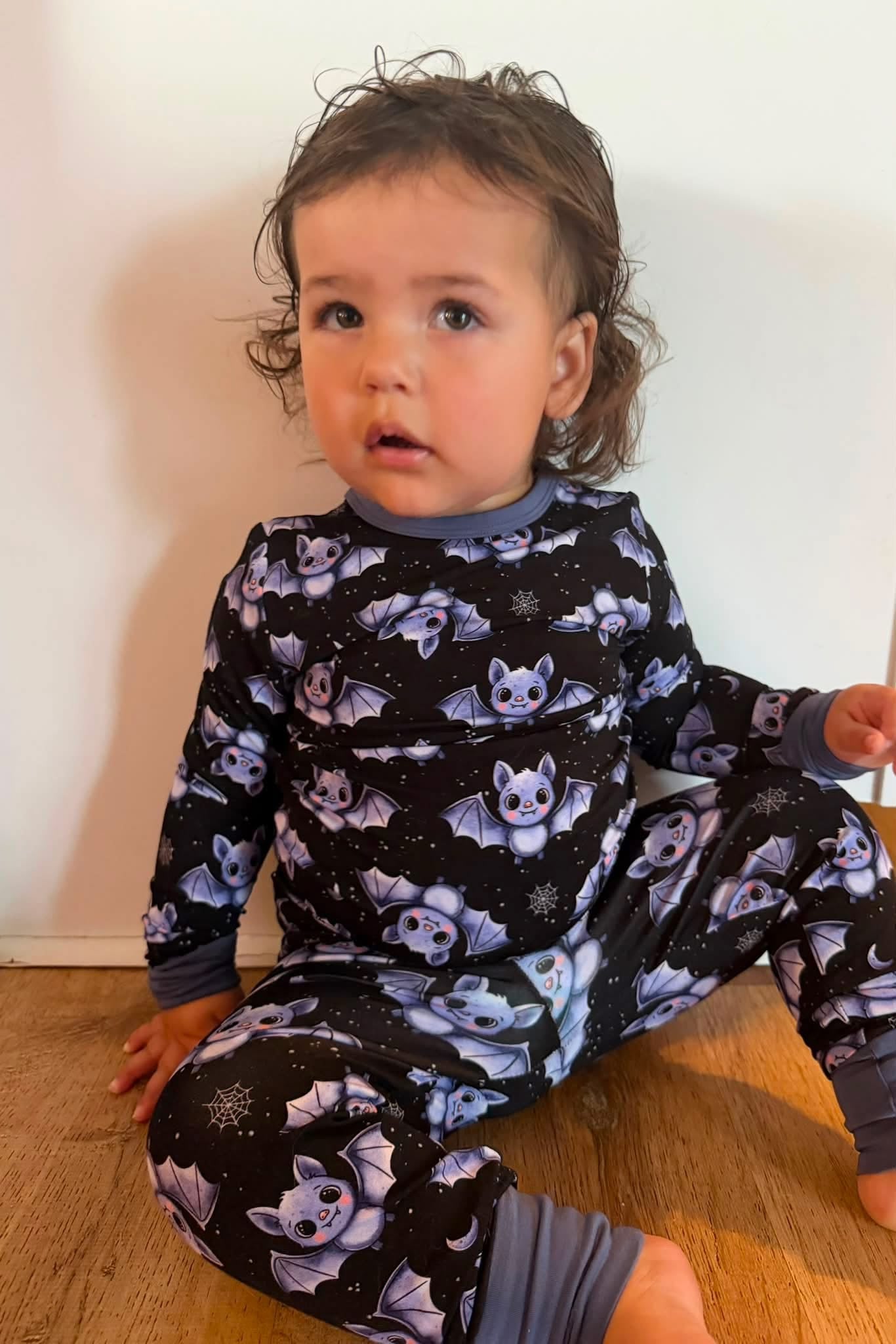 Moonlit Flutters Two-Piece Pajamas